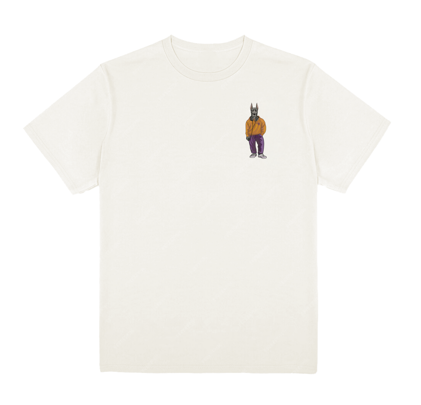 University of Albany Headphones Embroidered Tee