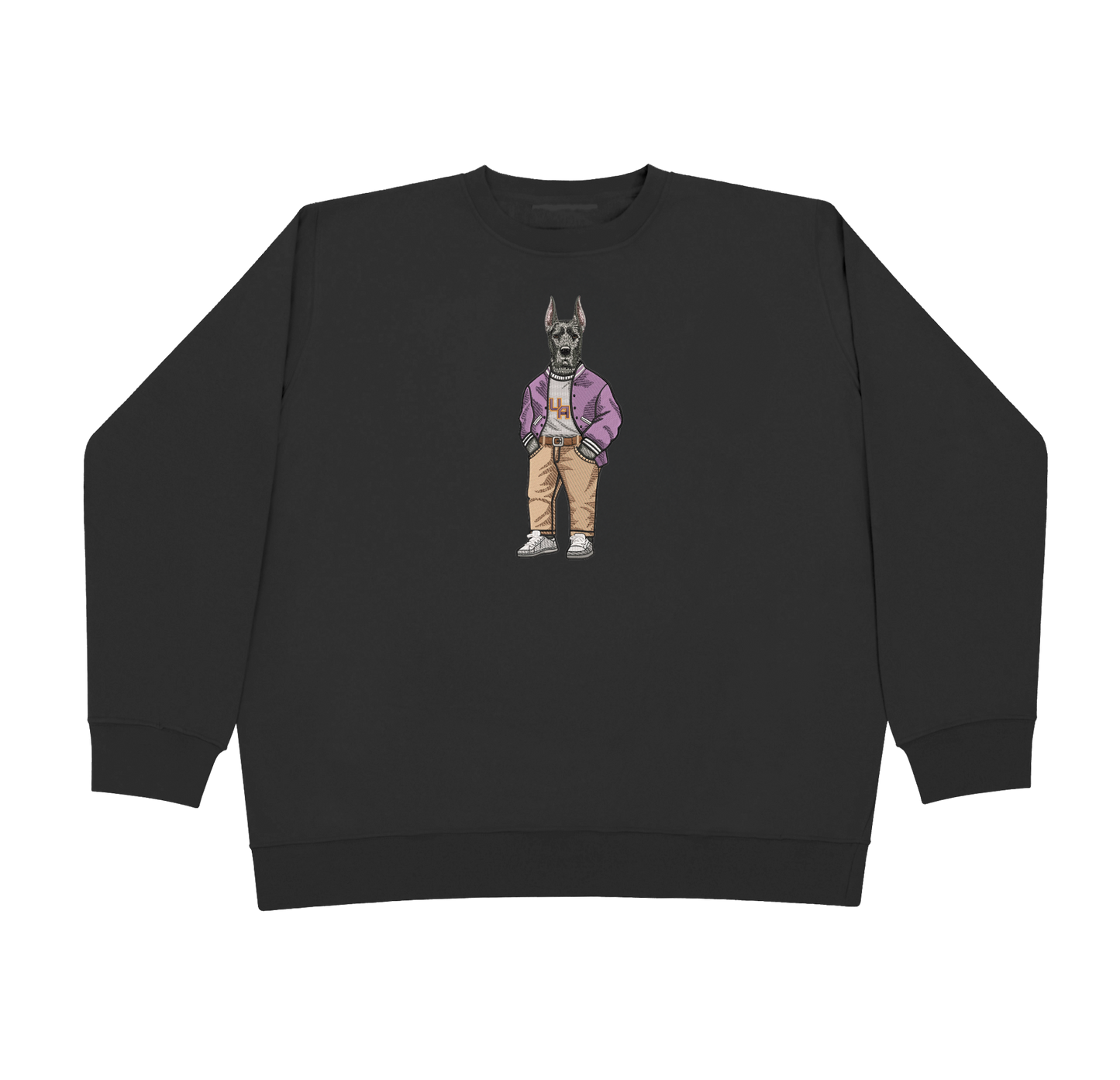 University of Albany Varsity Jacket Embroidered Crewneck