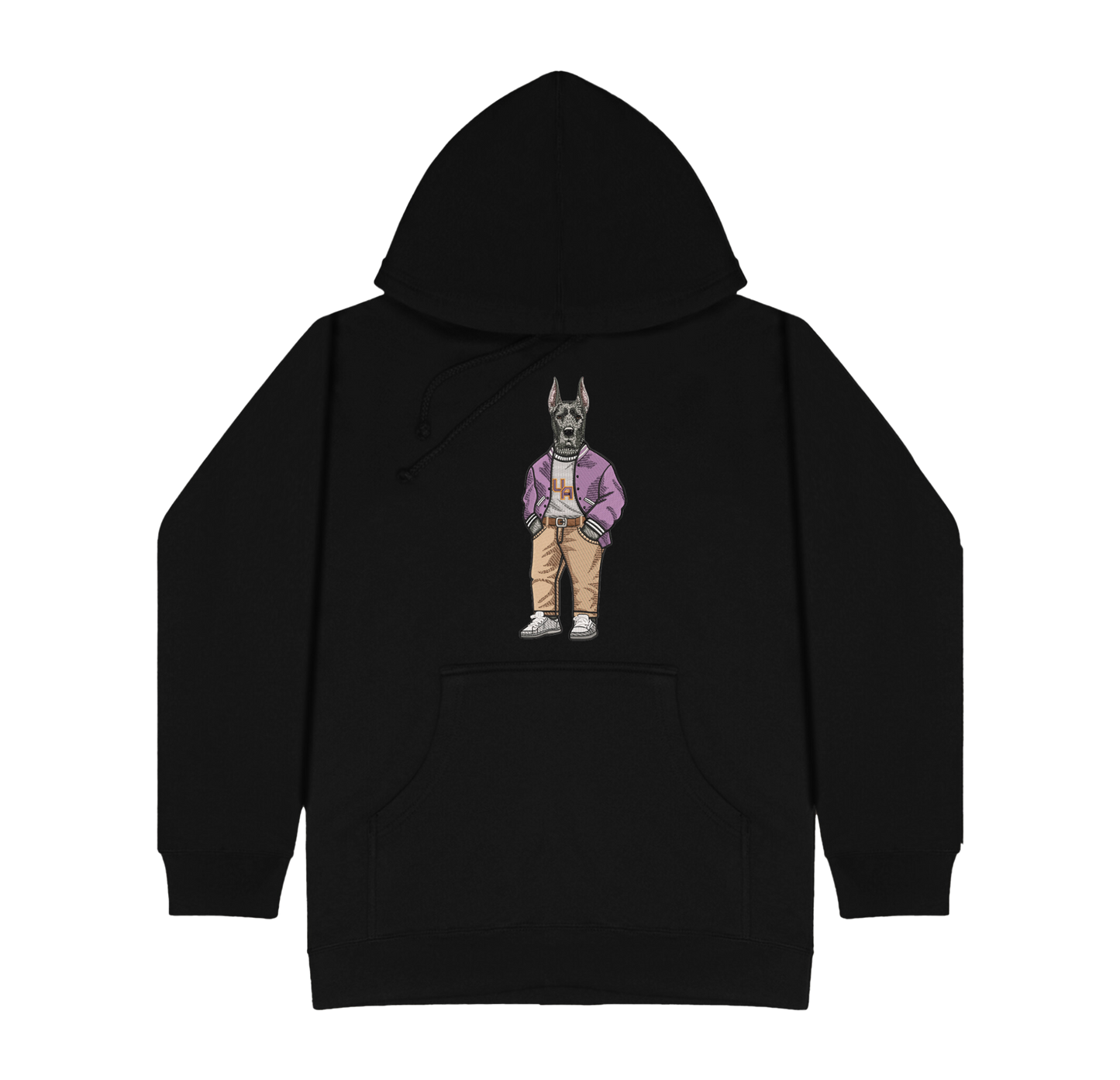 University of Albany Varsity Jacket Embroidered Hoodie