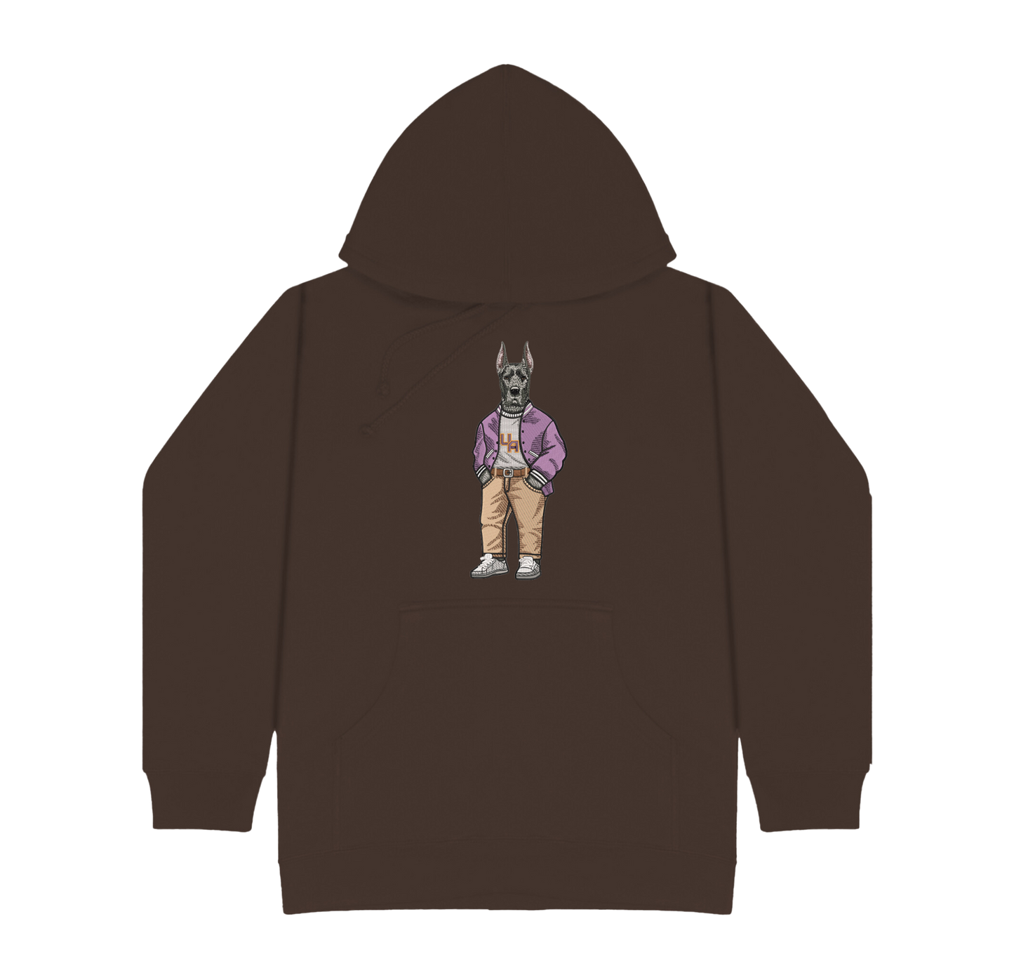 University of Albany Varsity Jacket Embroidered Hoodie