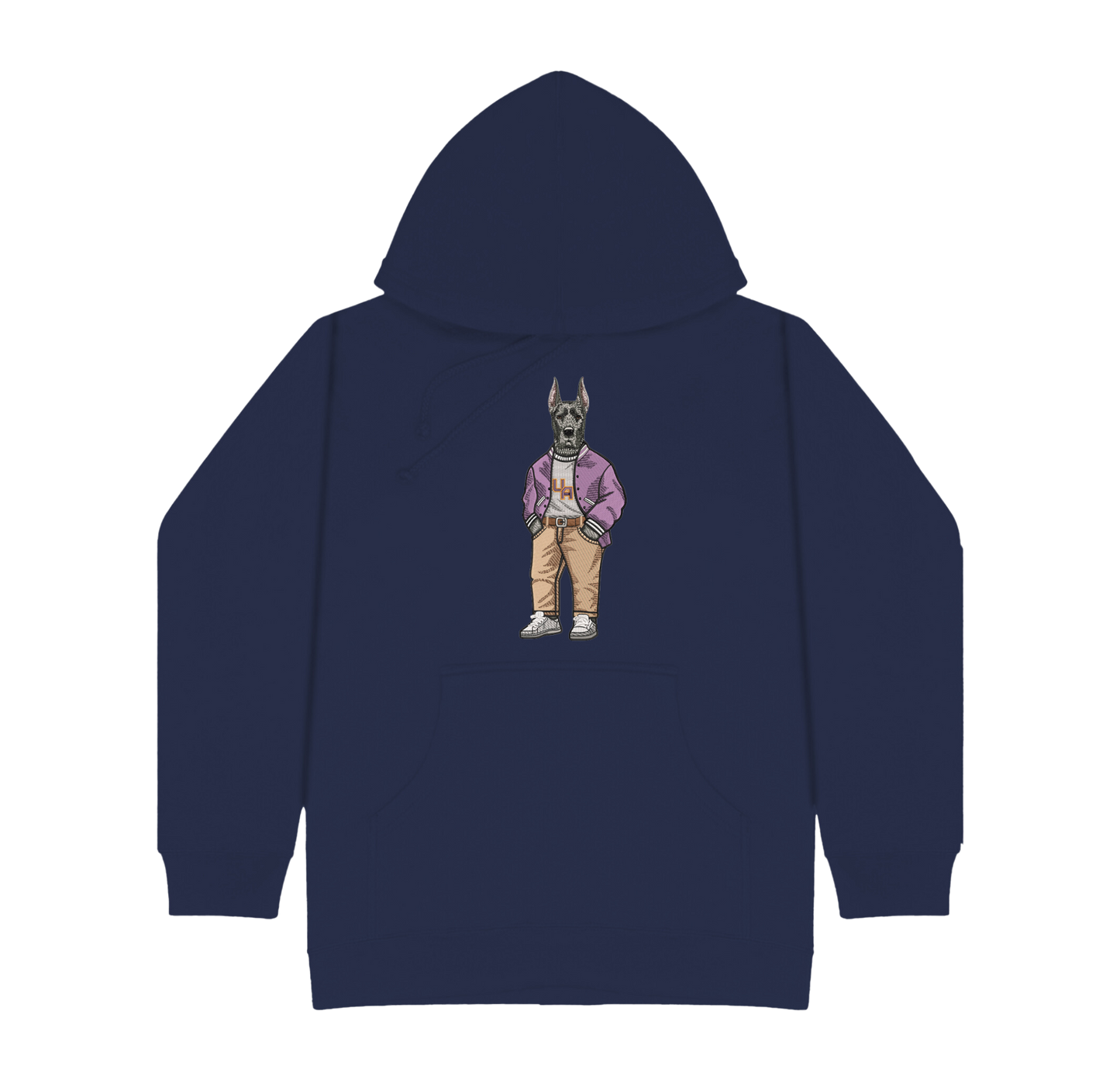 University of Albany Varsity Jacket Embroidered Hoodie