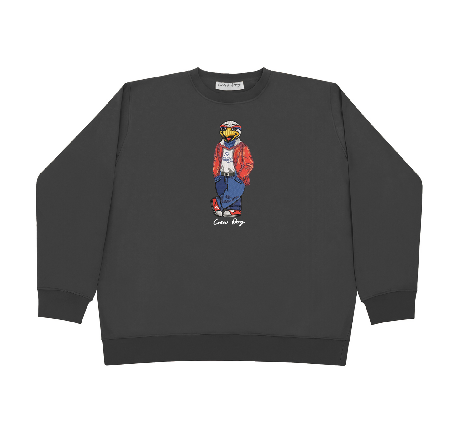 American University Original Embroidered Crewneck