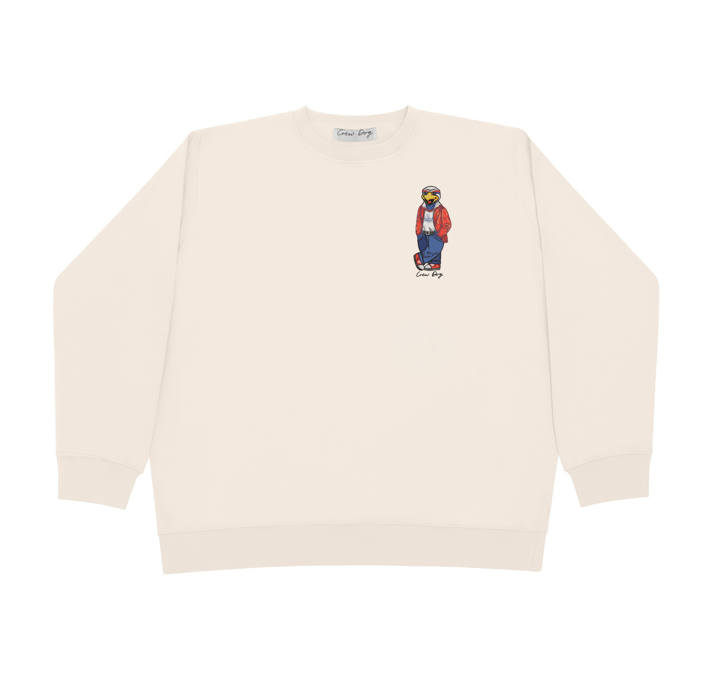 American University Original Embroidered Crewneck