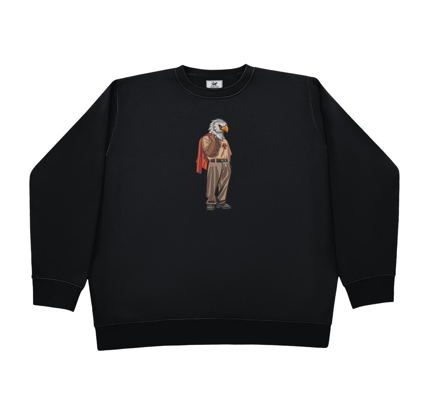 Boston College Embroidered Crewneck