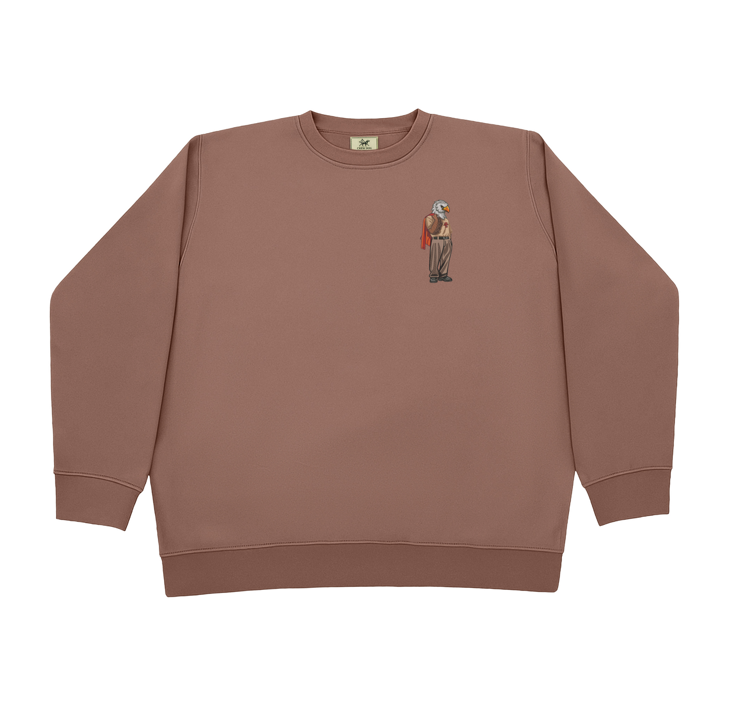 Boston College Embroidered Crewneck