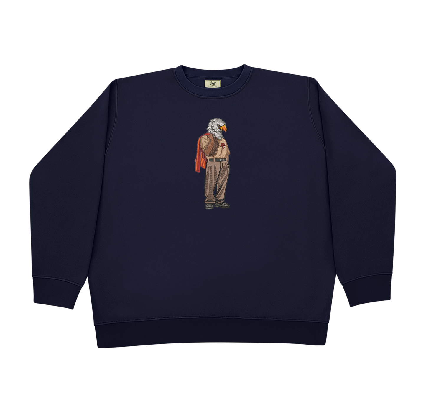 Boston College Embroidered Crewneck