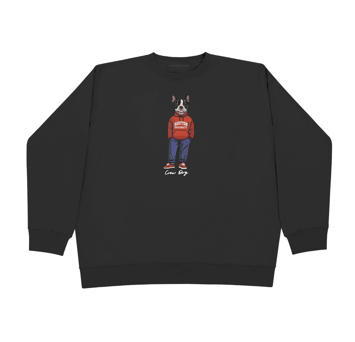 Boston University Original Embroidered Crewneck