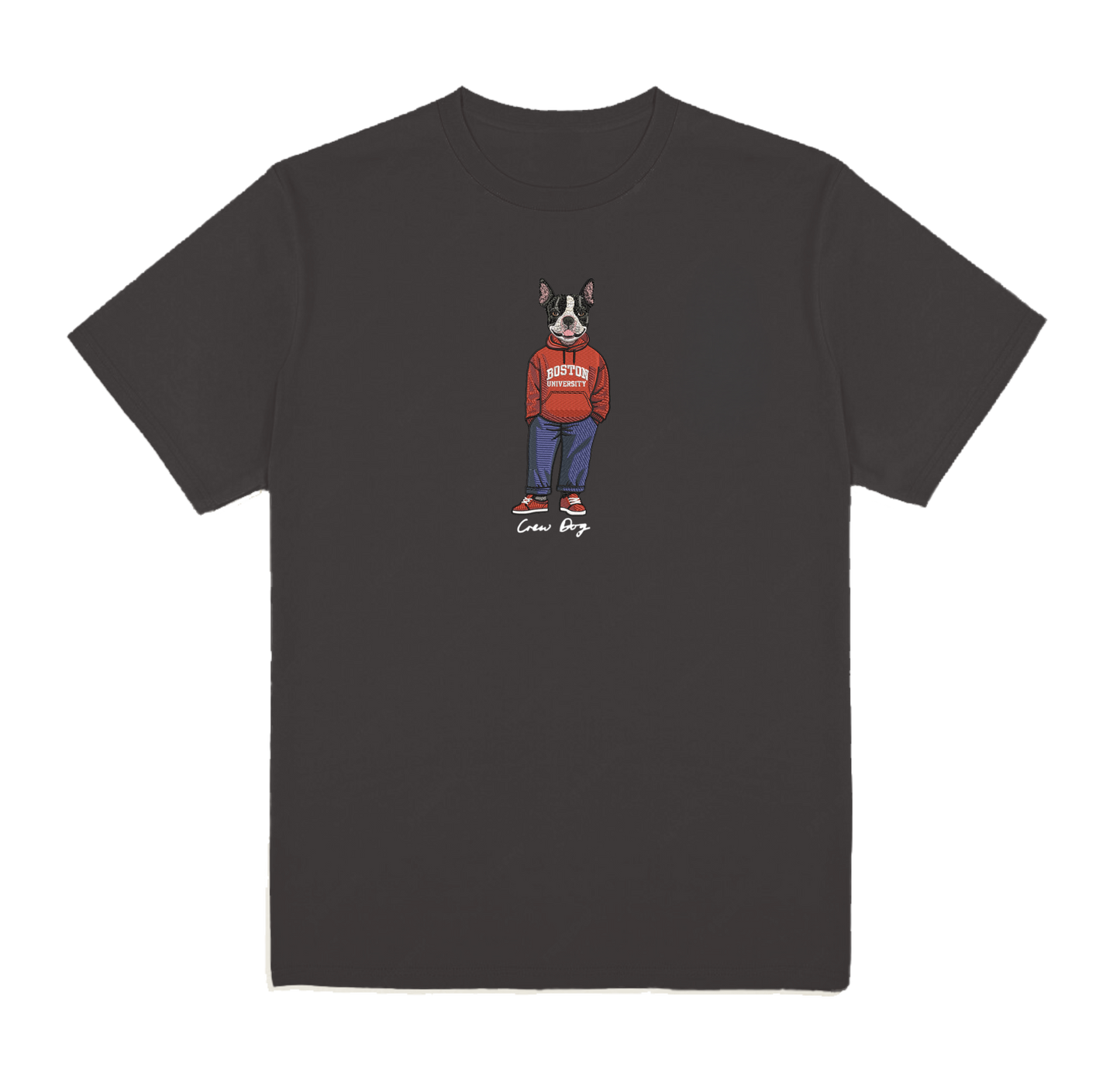 Boston University Original Embroidered Tee
