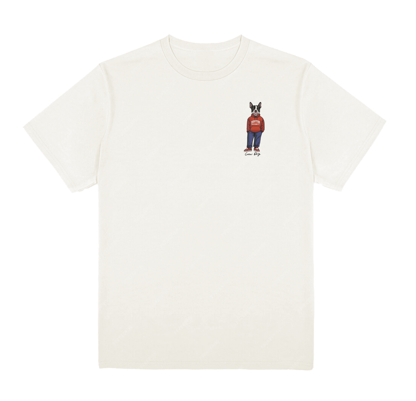 Boston University Original Embroidered Tee