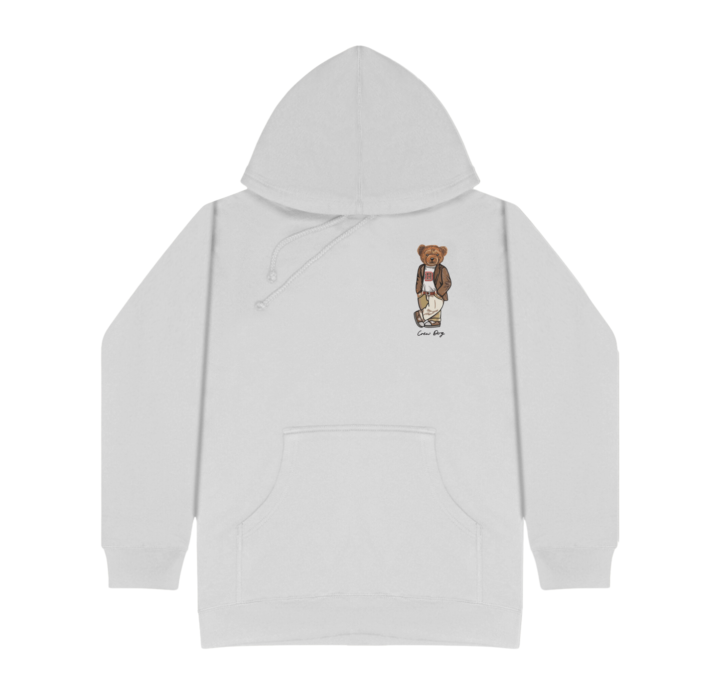 Brown Original Embroidered Hoodie