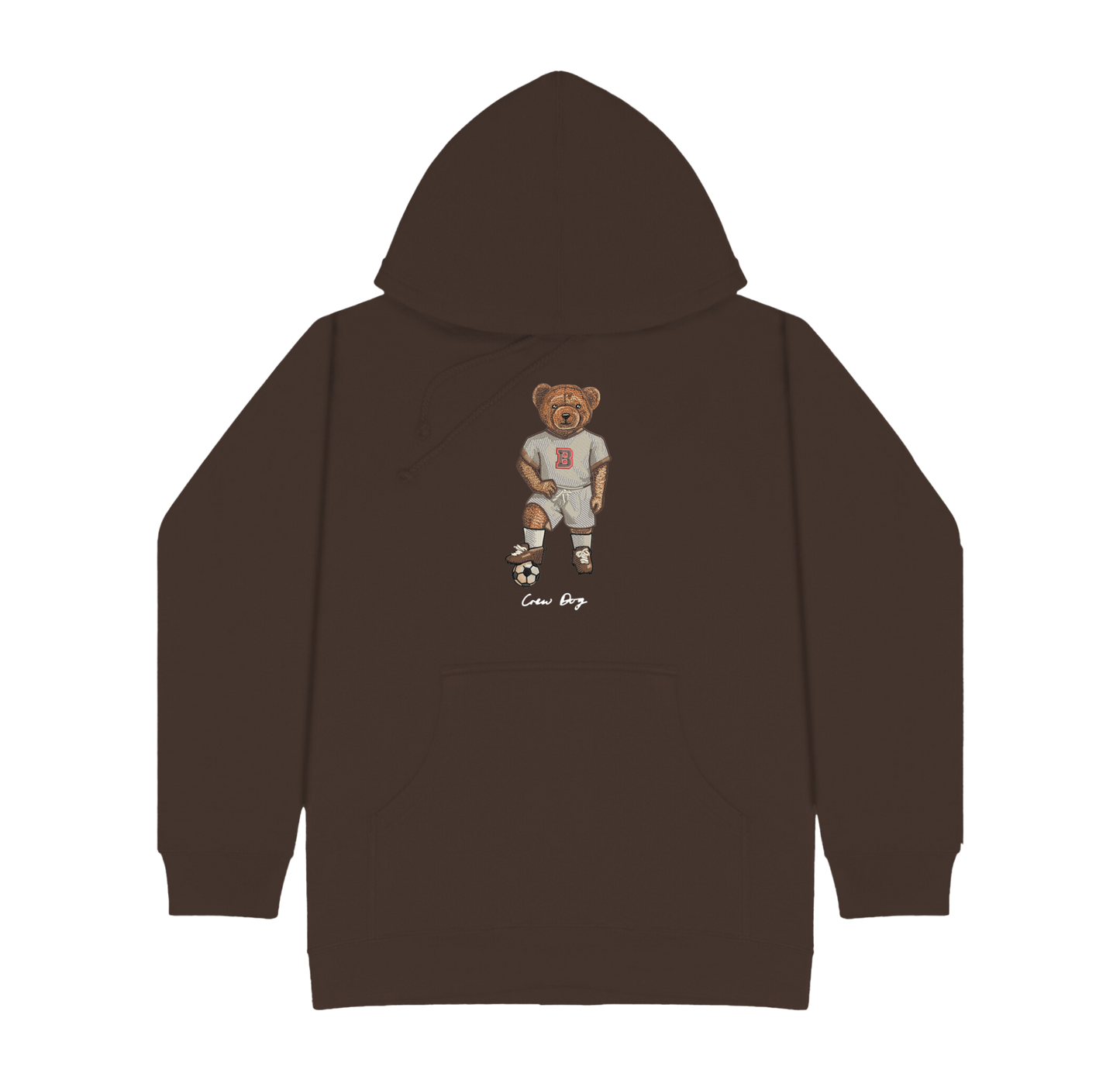 Brown Soccer Hoodie