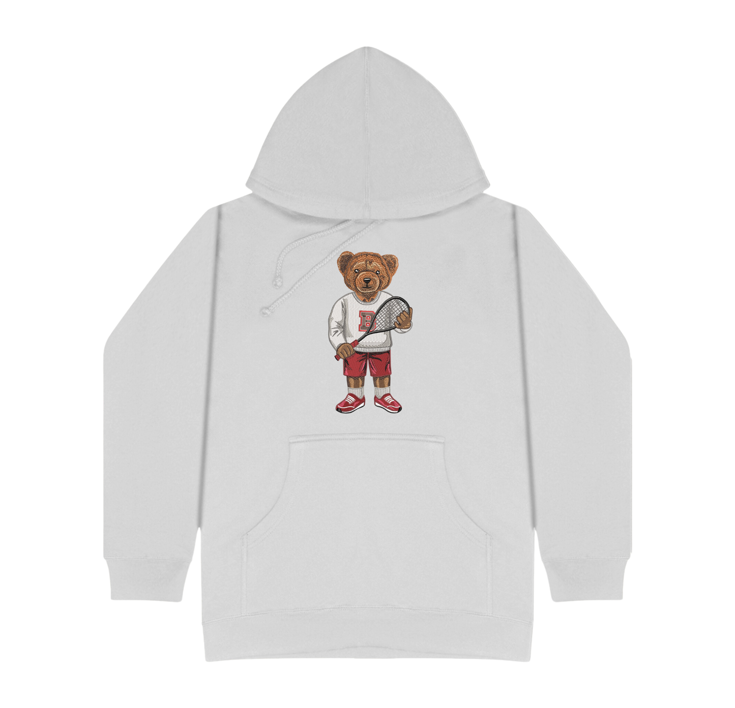 Brown Squash Embroidered Hoodie