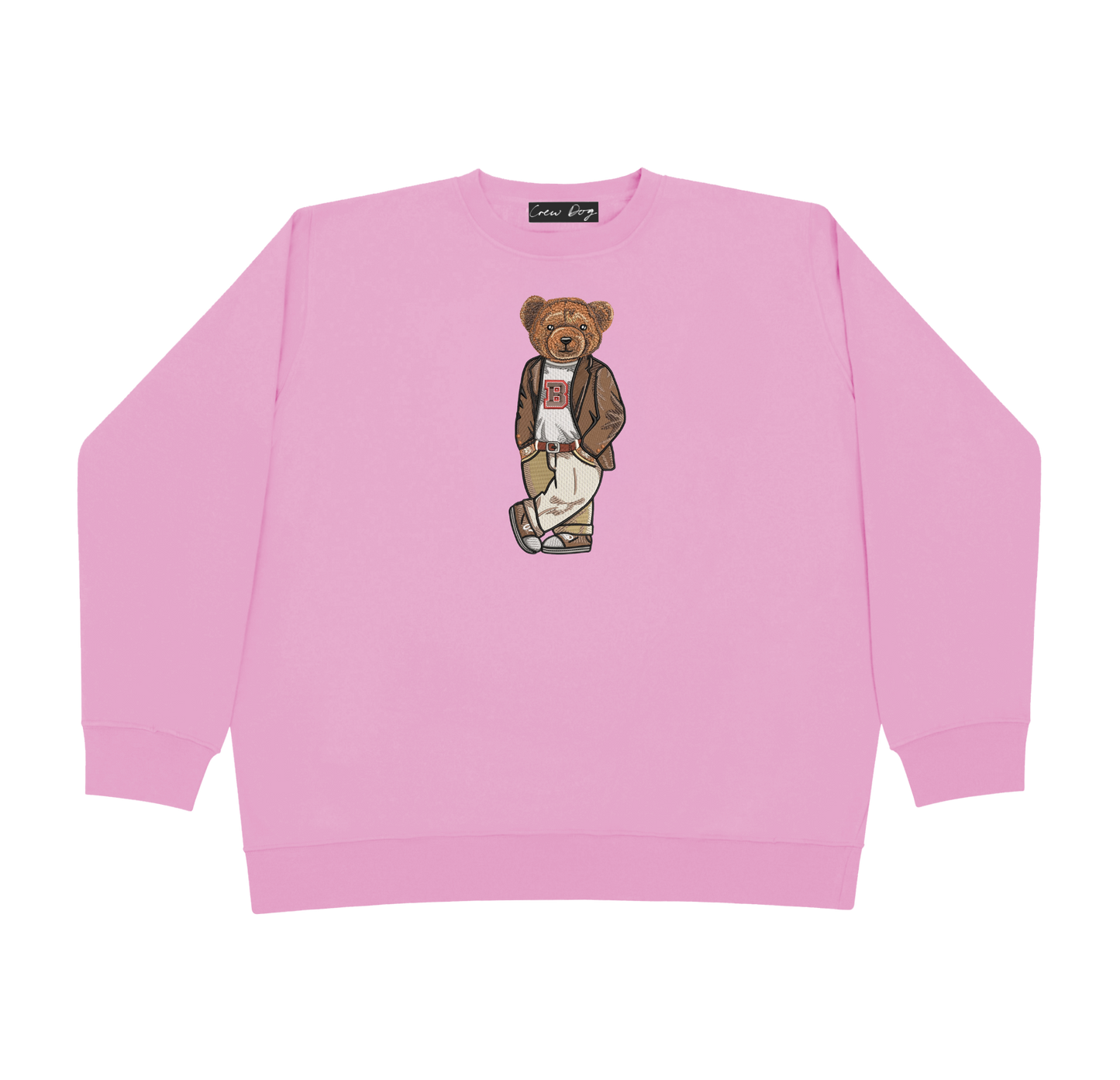 Brown Original Embroidered Crewneck
