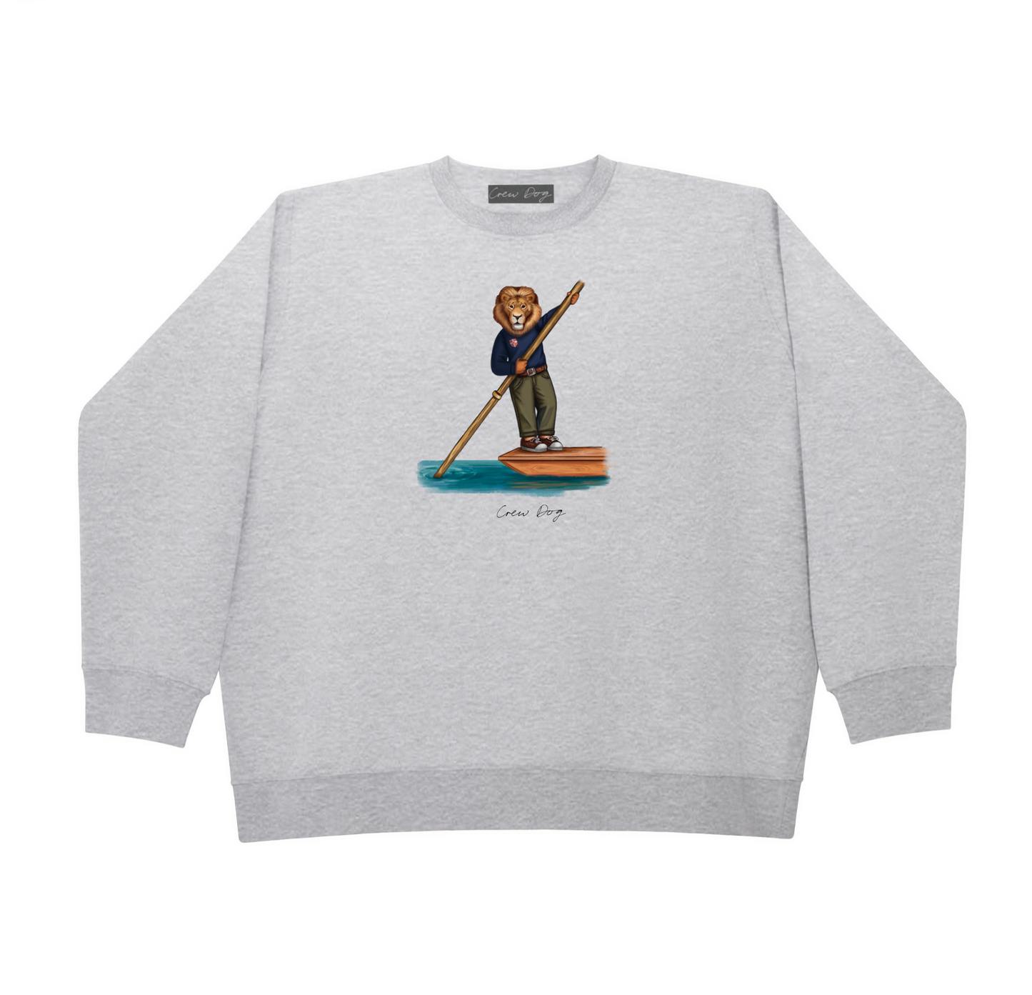 Cambridge Punting Lion Crewneck