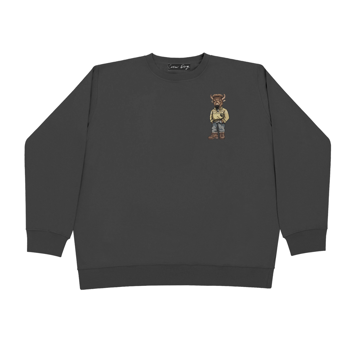 CU Boulder Original Embroidered Crewneck
