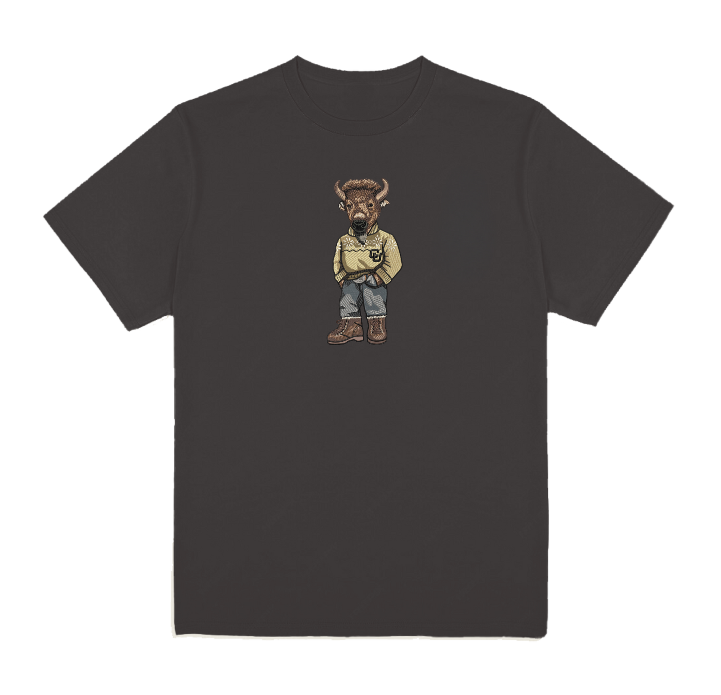CU Boulder Original Embroidered Tee