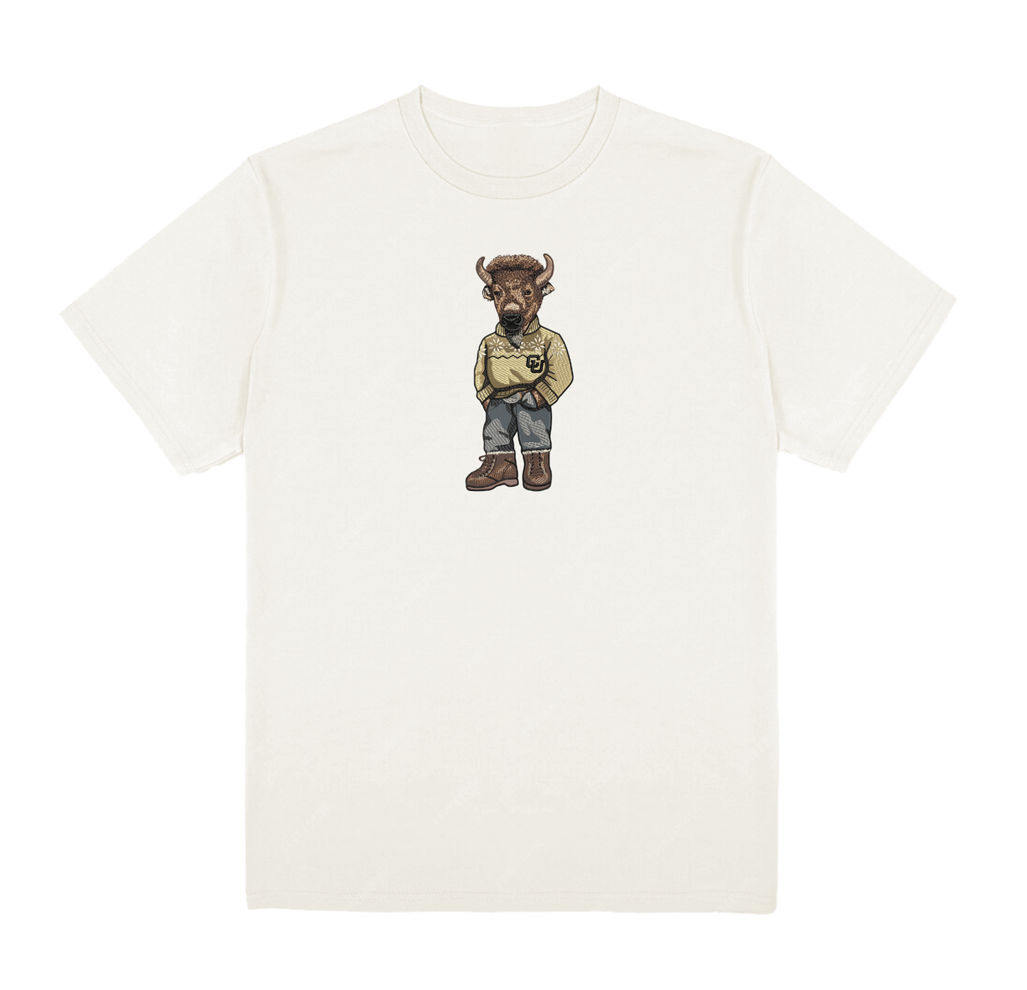 CU Boulder Original Embroidered Tee