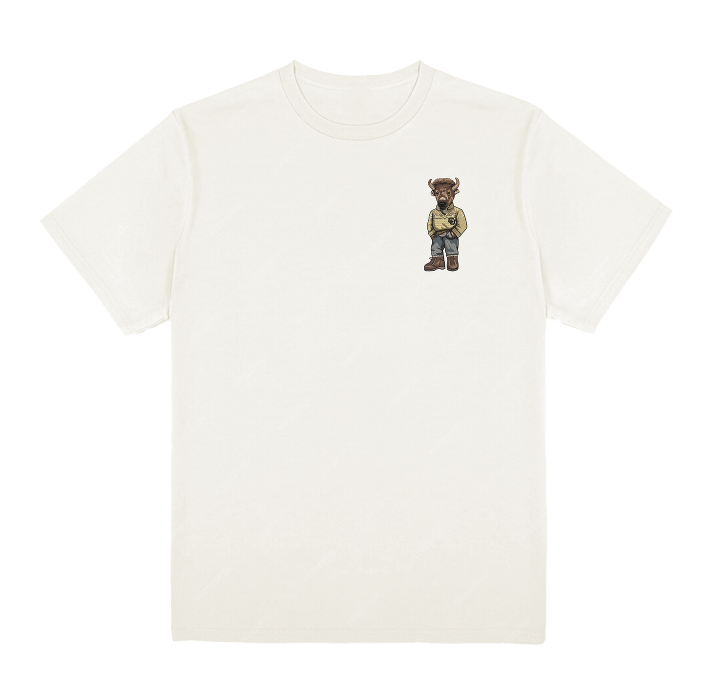 CU Boulder Original Embroidered Tee
