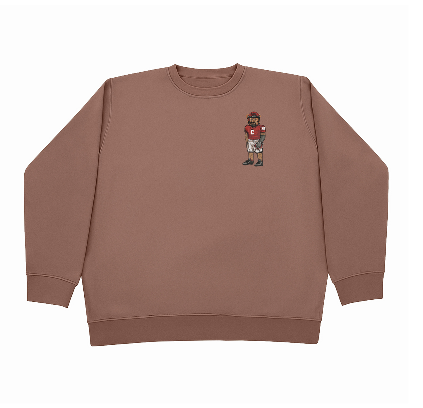 Cornell University Football Embroidered Crewneck