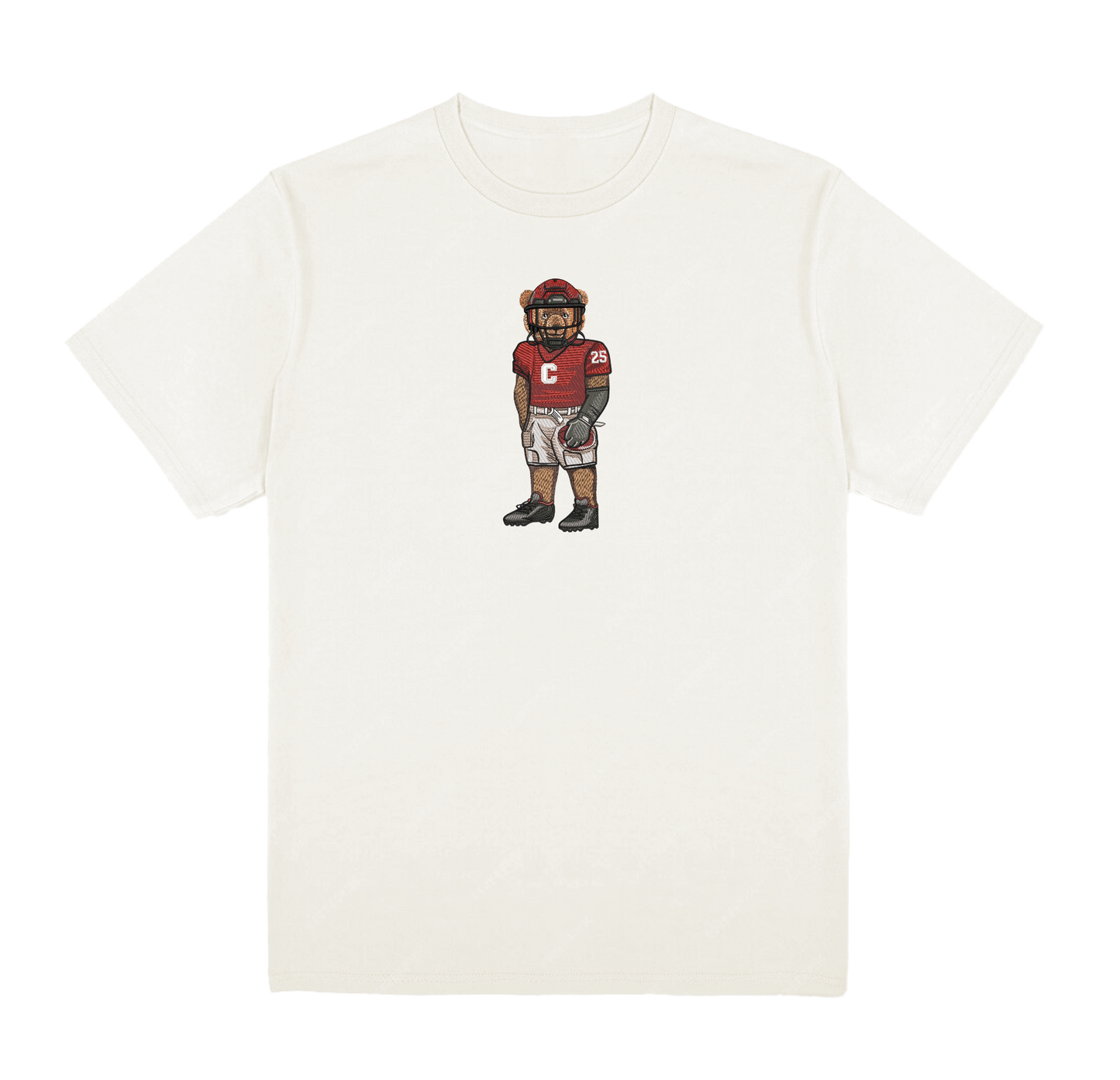 Cornell University Football Embroidered Tee