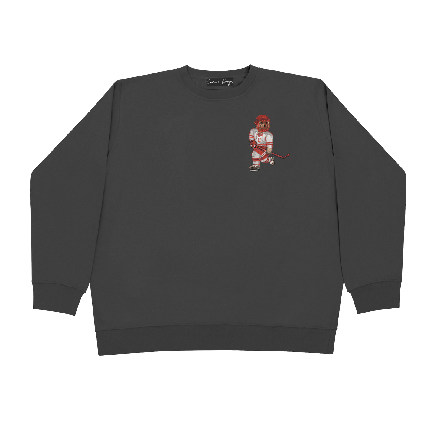 Cornell University Hockey Embroidered Crewneck