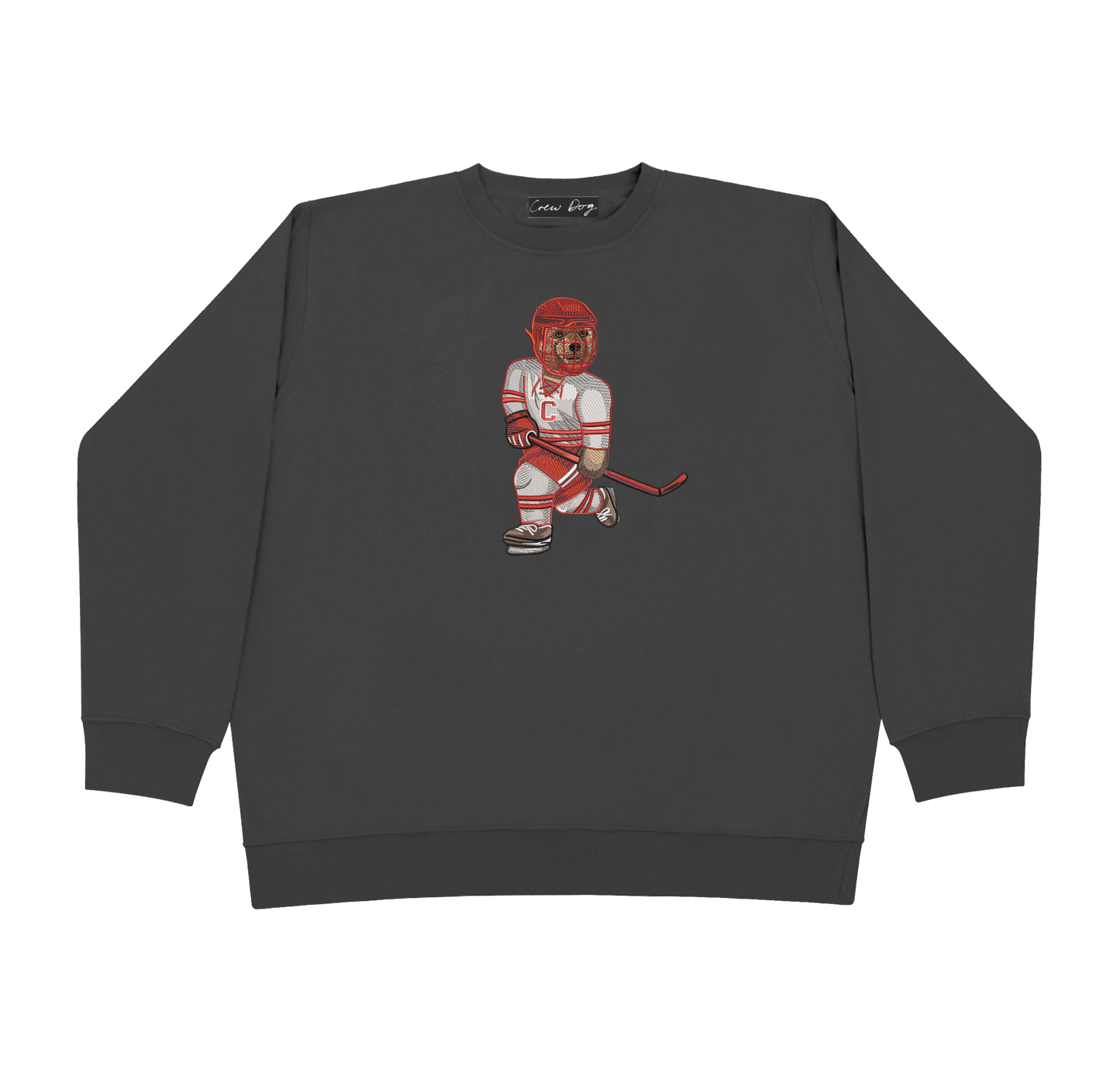 Cornell University Hockey Embroidered Crewneck