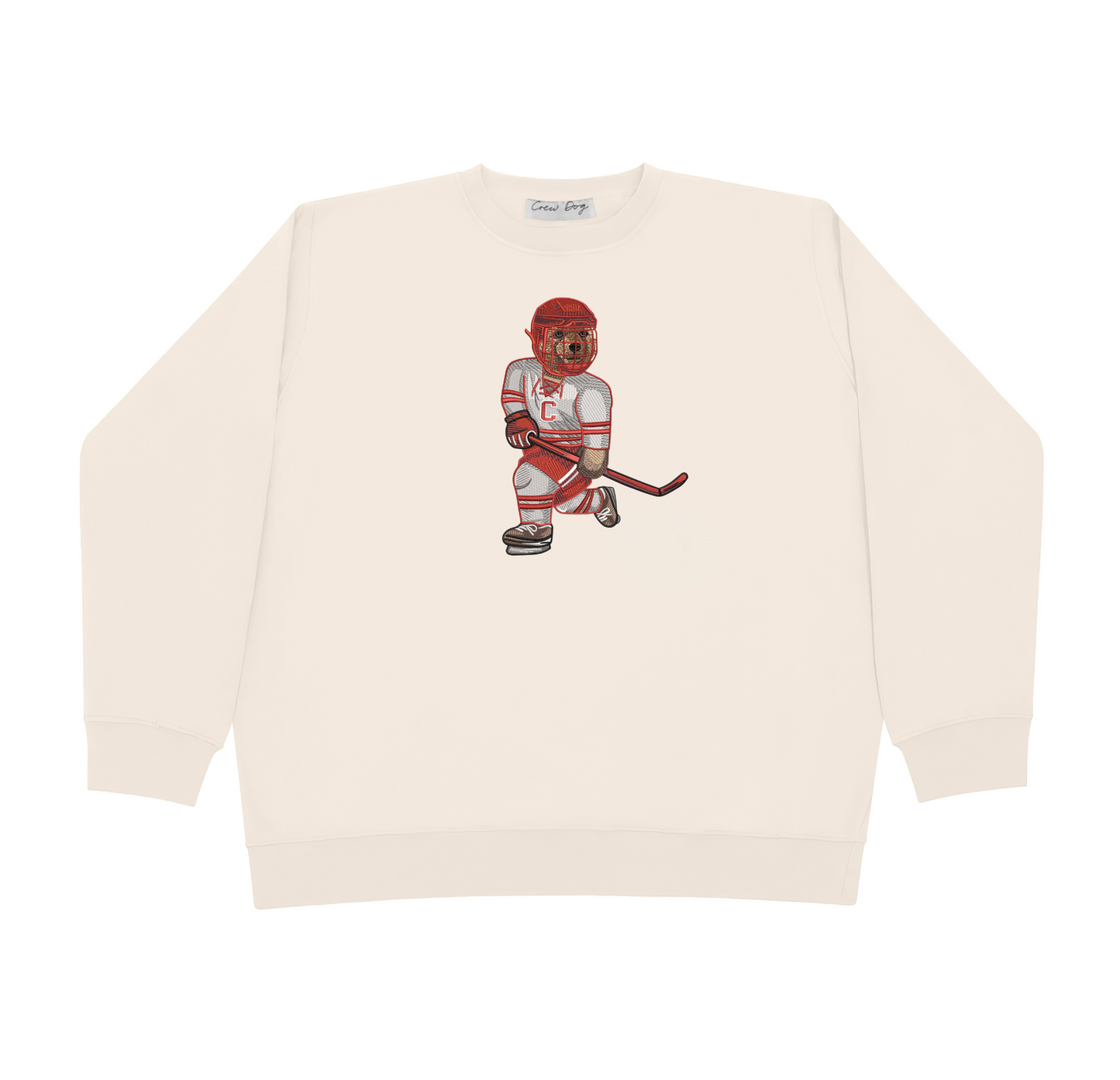 Cornell University Hockey Embroidered Crewneck