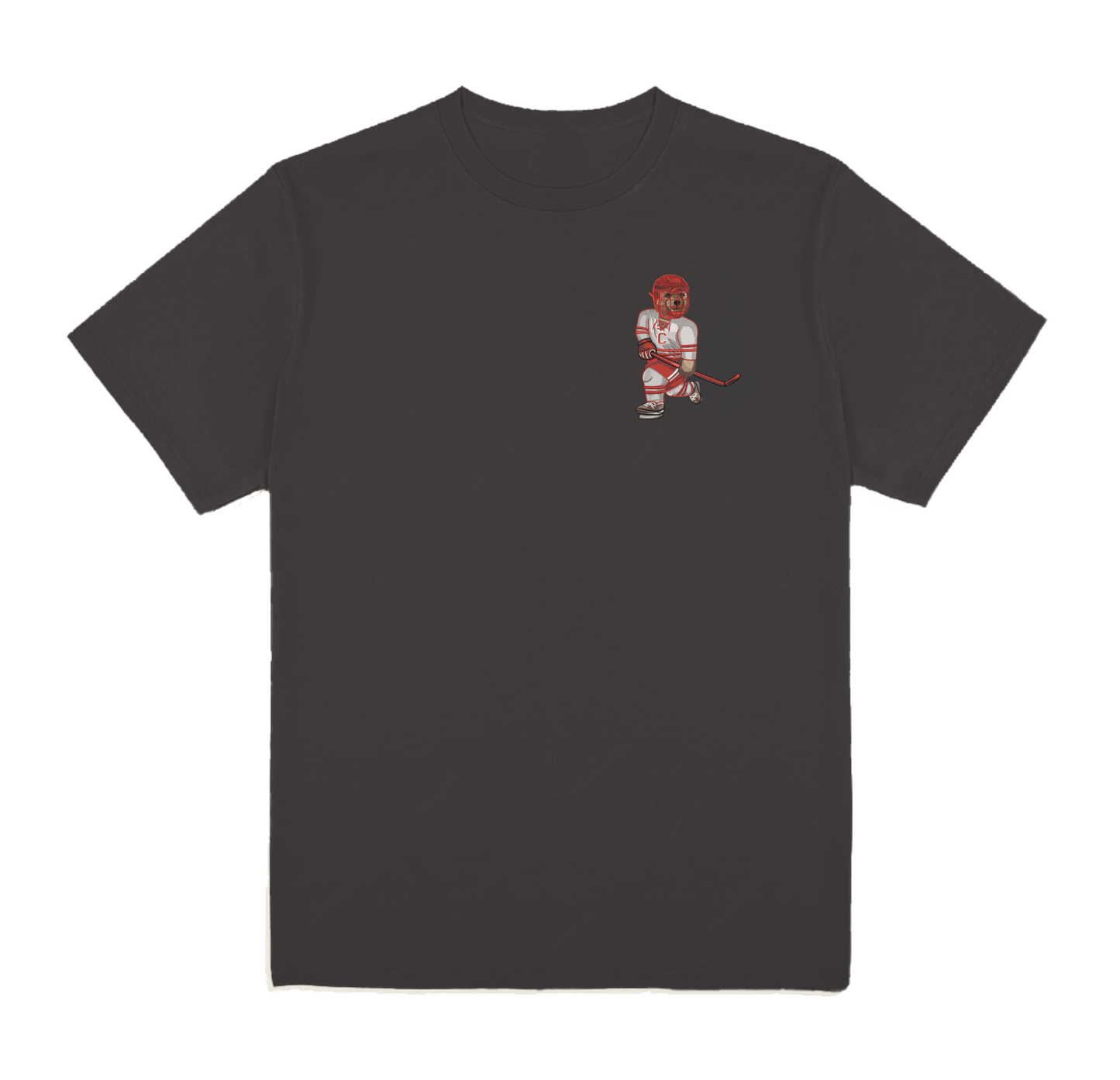 Cornell University Hockey Embroidered Tee