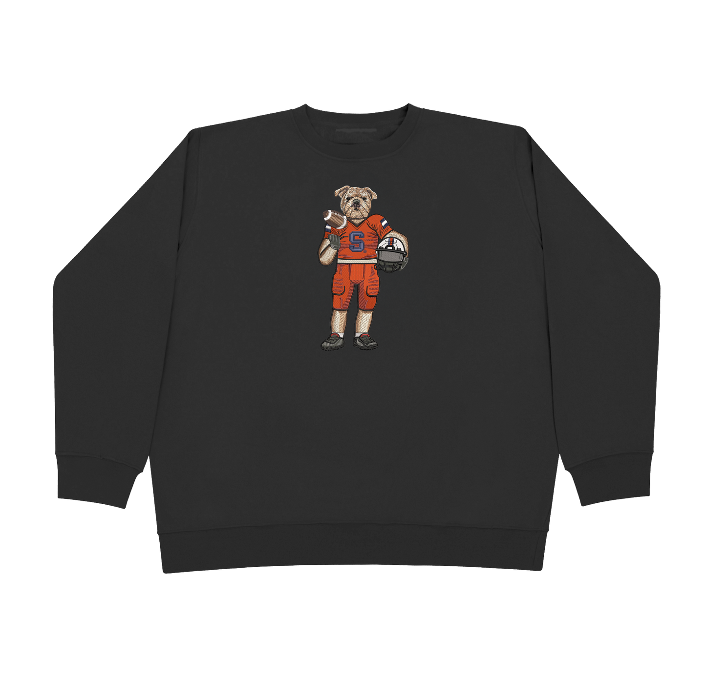 Syracuse University Football Embroidered Crewneck