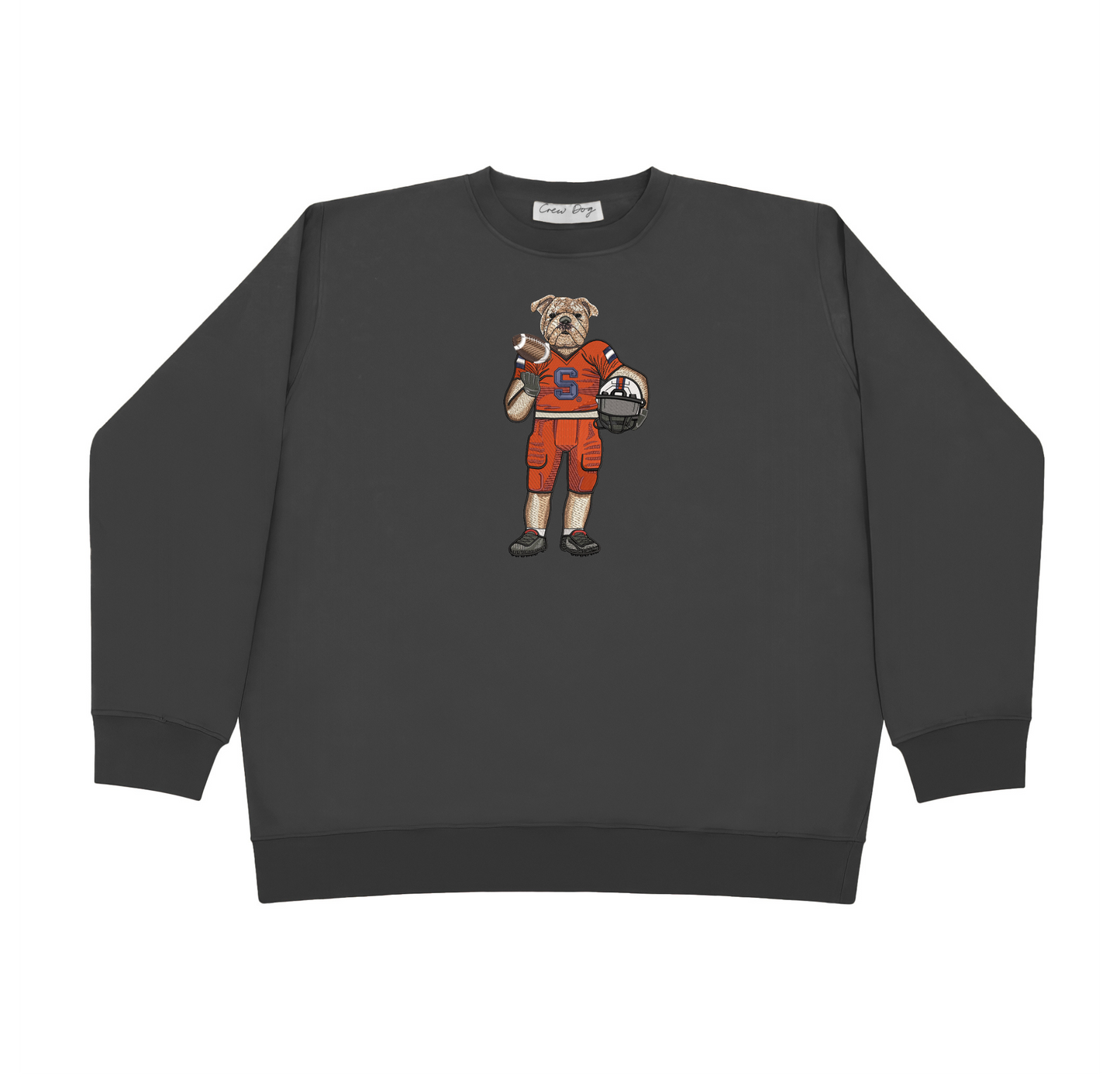 Syracuse University Football Embroidered Crewneck