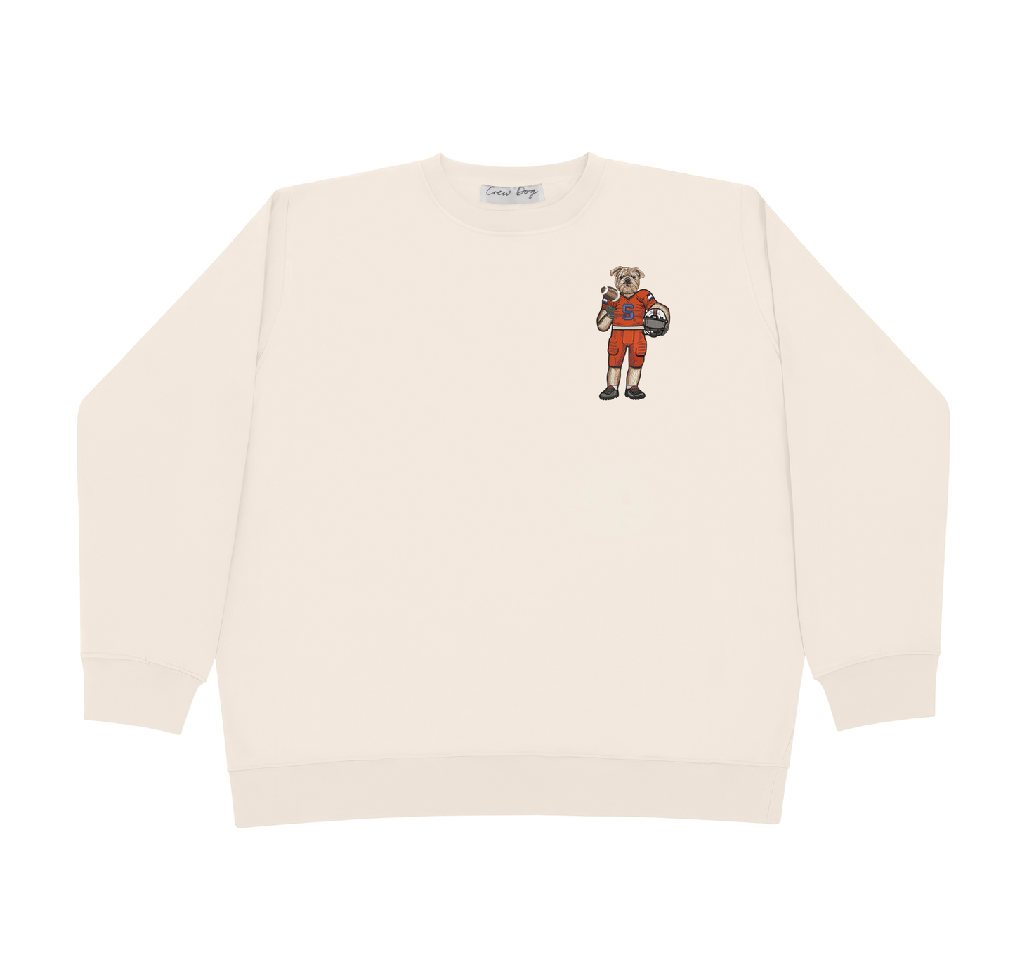 Syracuse University Football Embroidered Crewneck