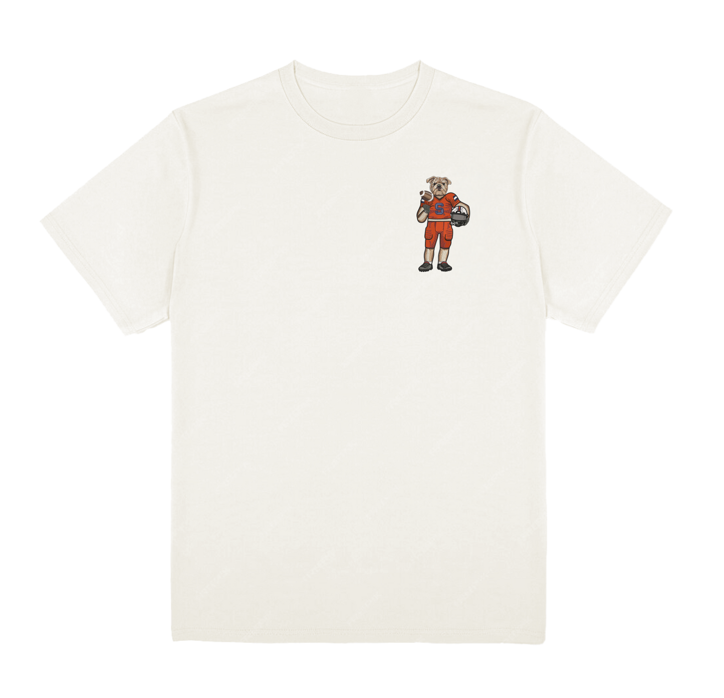 Syracuse University Football Embroidered Tee