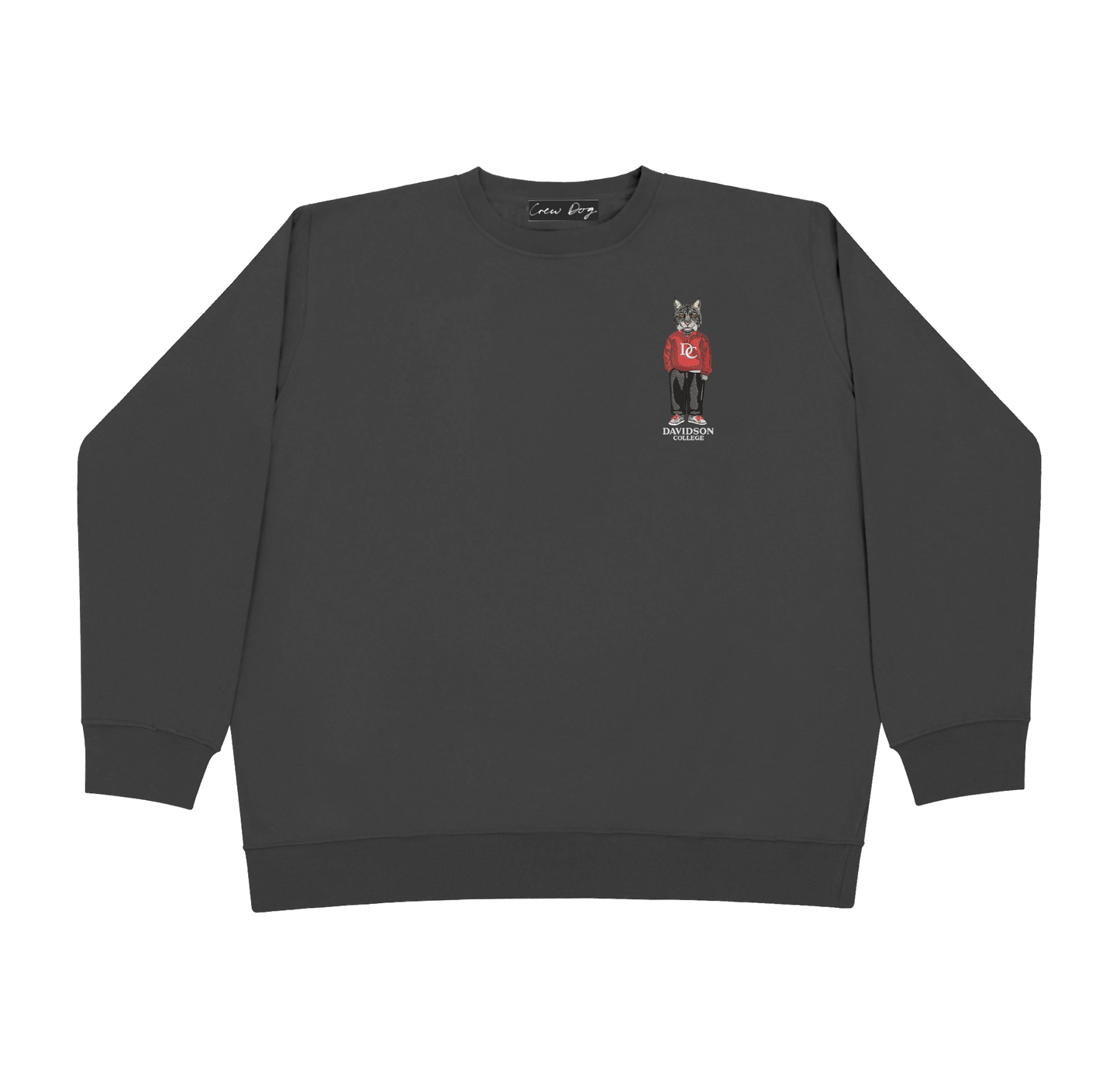 Davidson College Embroidered Crewneck