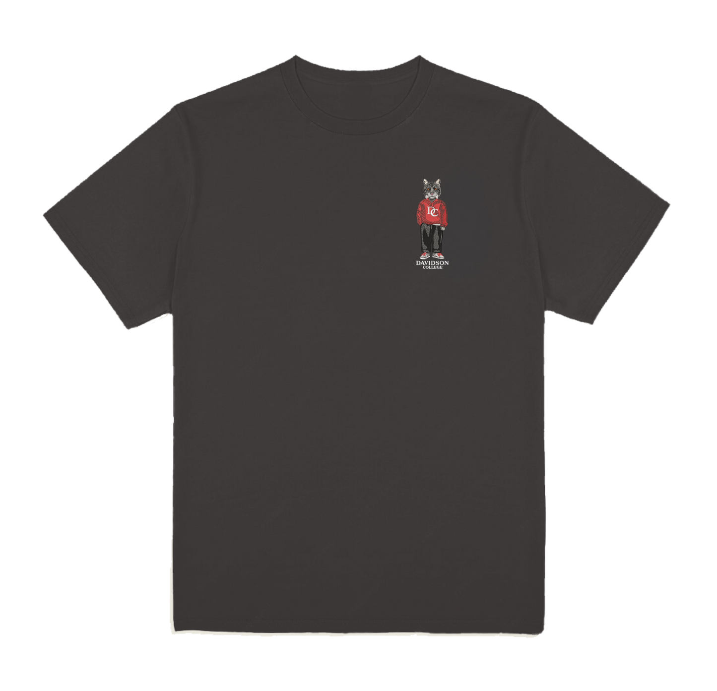 Davidson College Embroidered Tee