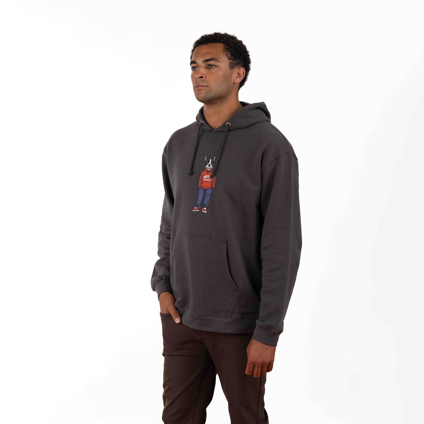 Boston University Original Embroidered Hoodie