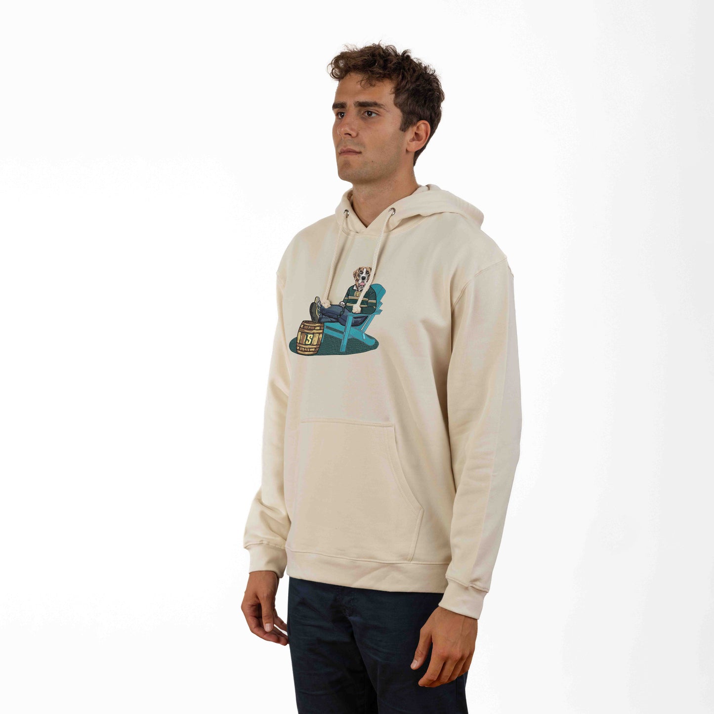 Siena Lounging Embroidered Hoodie