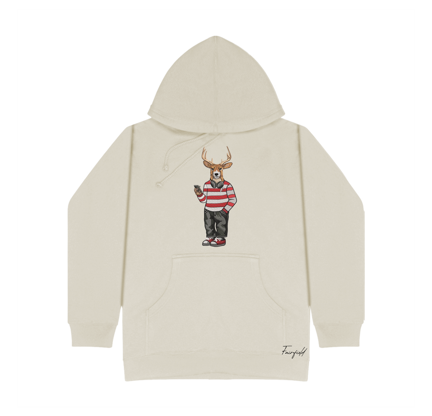 Fairfield Headphones Embroidered Hoodie