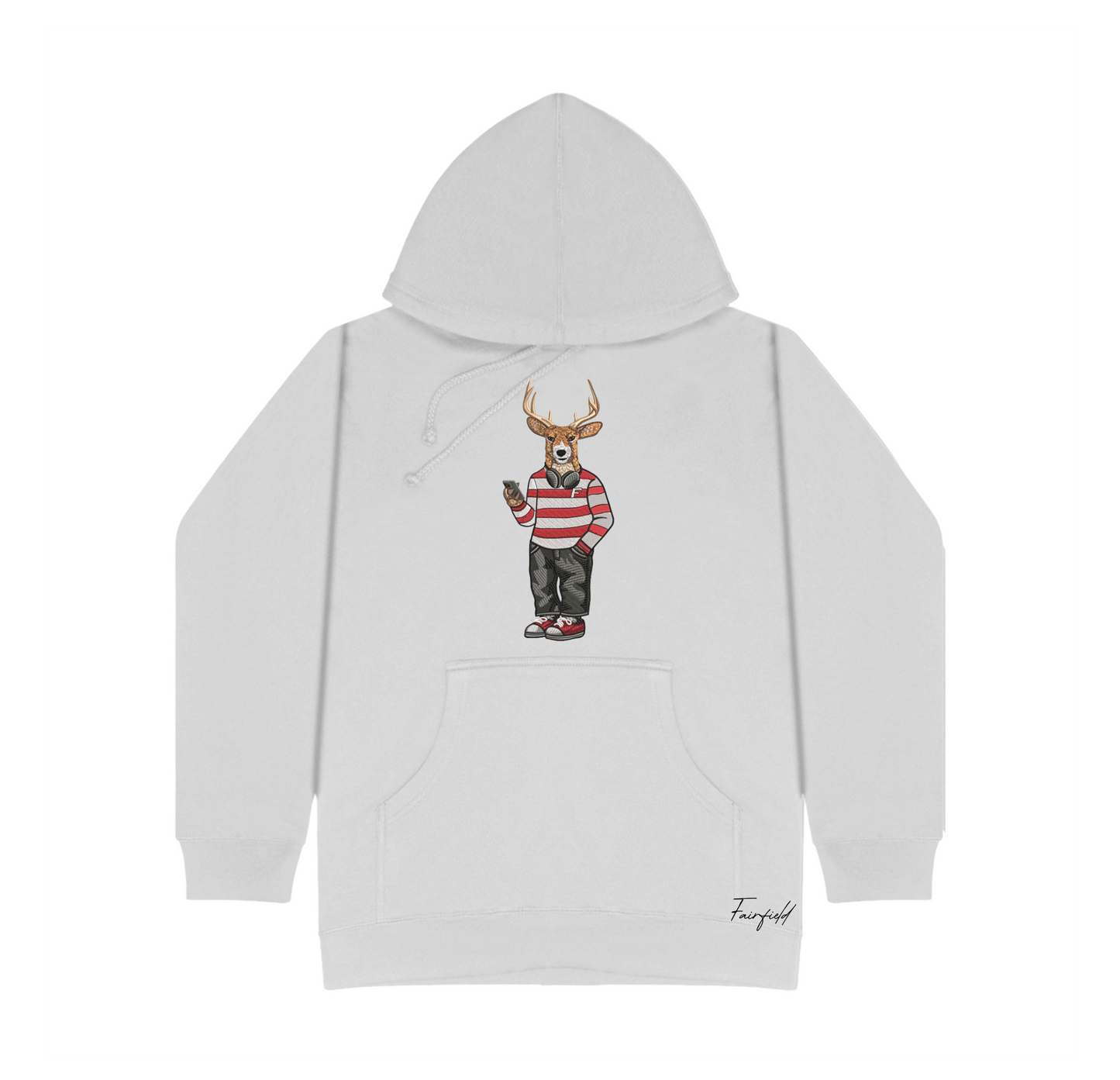 Fairfield Headphones Embroidered Hoodie