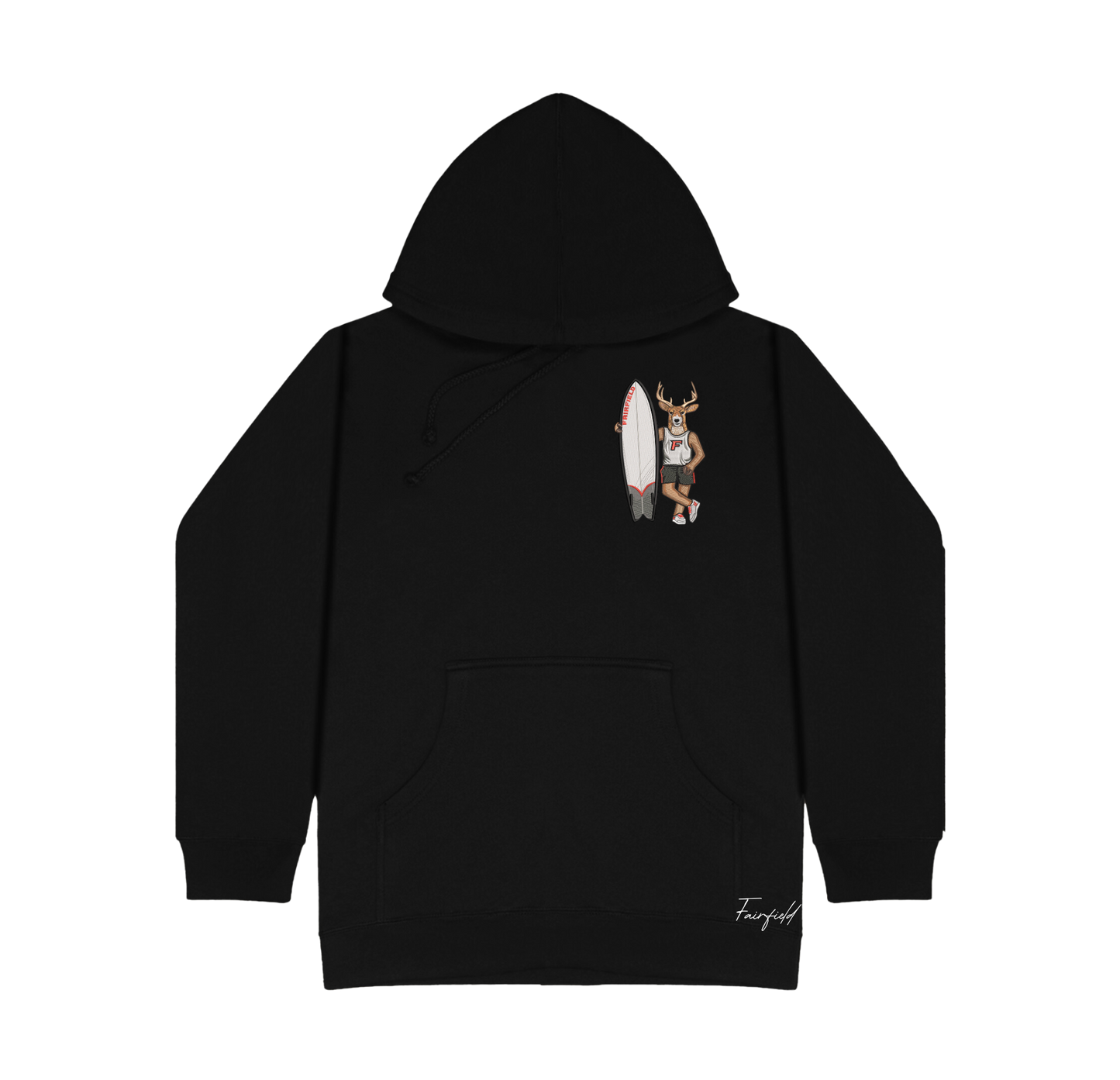 Fairfield Surfboard Embroidered Hoodie
