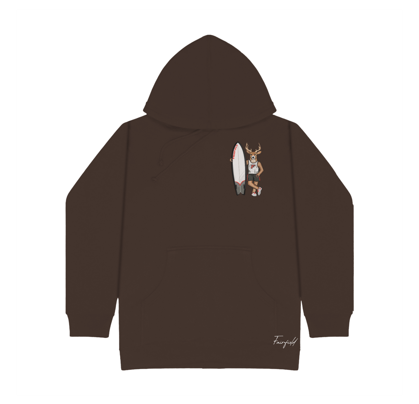 Fairfield Surfboard Embroidered Hoodie