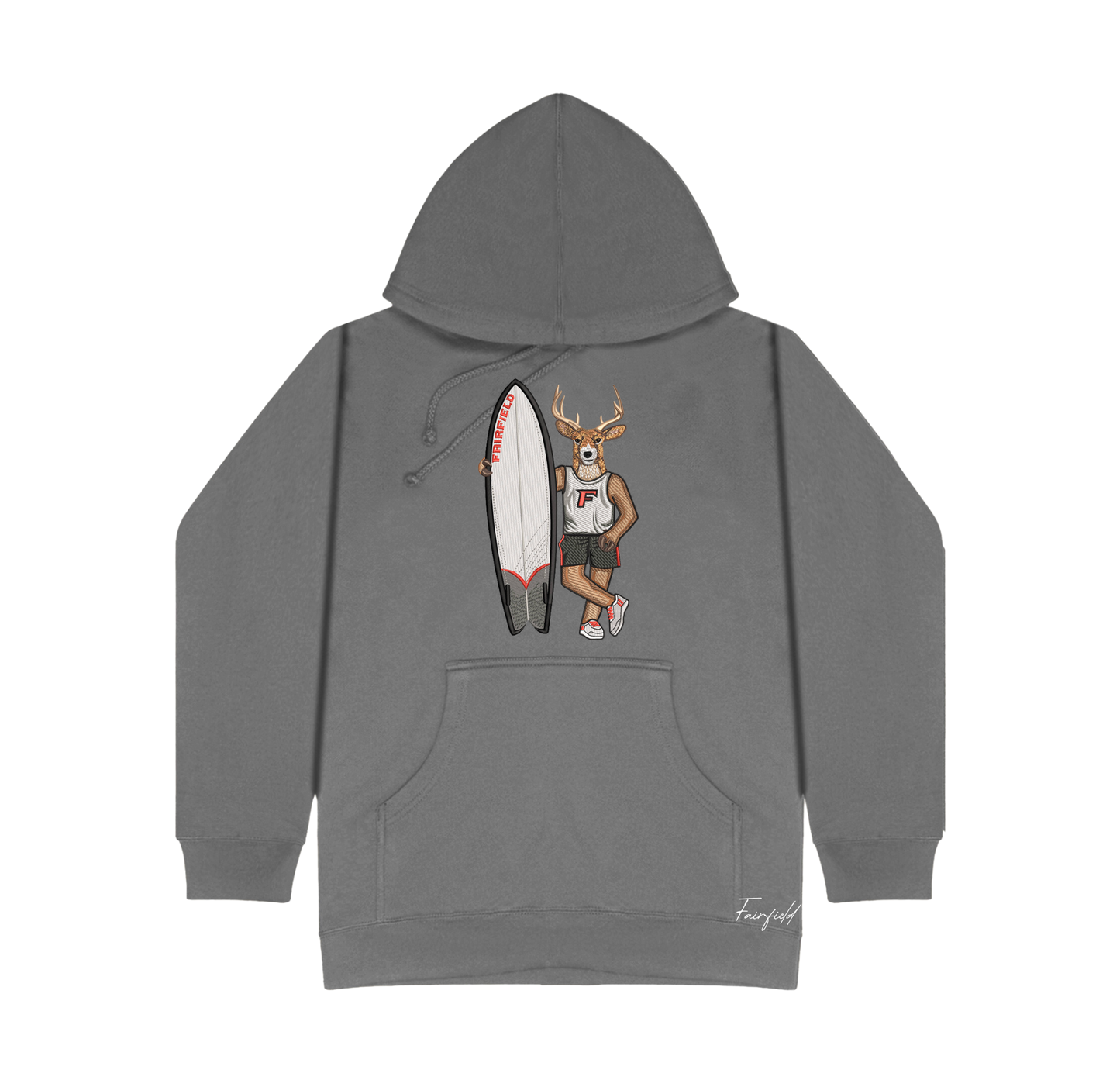 Fairfield Surfboard Embroidered Hoodie