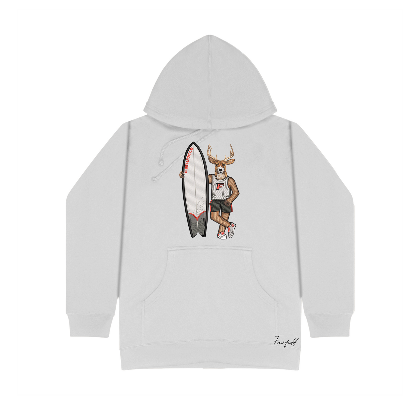 Fairfield Surfboard Embroidered Hoodie