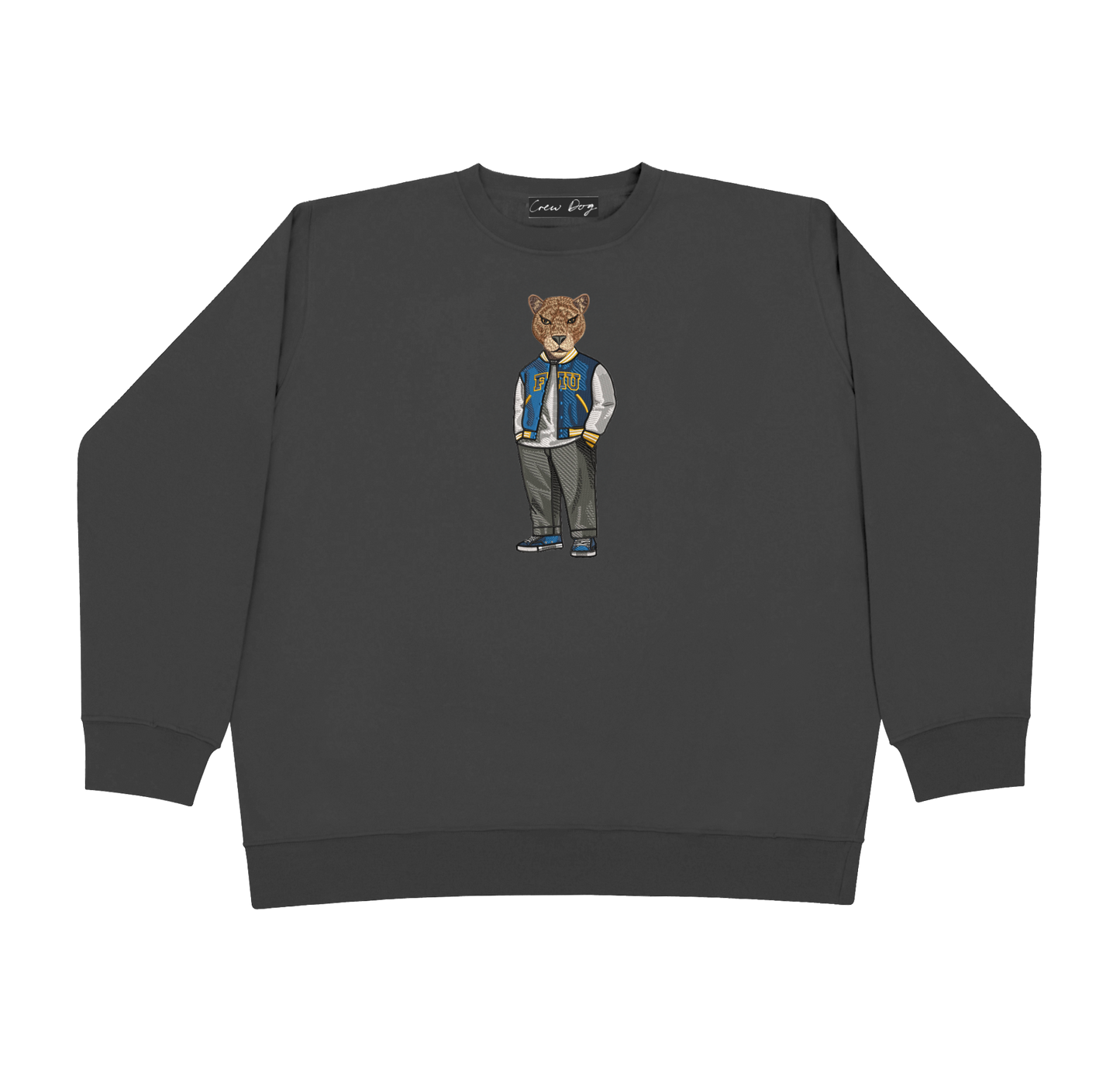 FIU Embroidered Crewneck