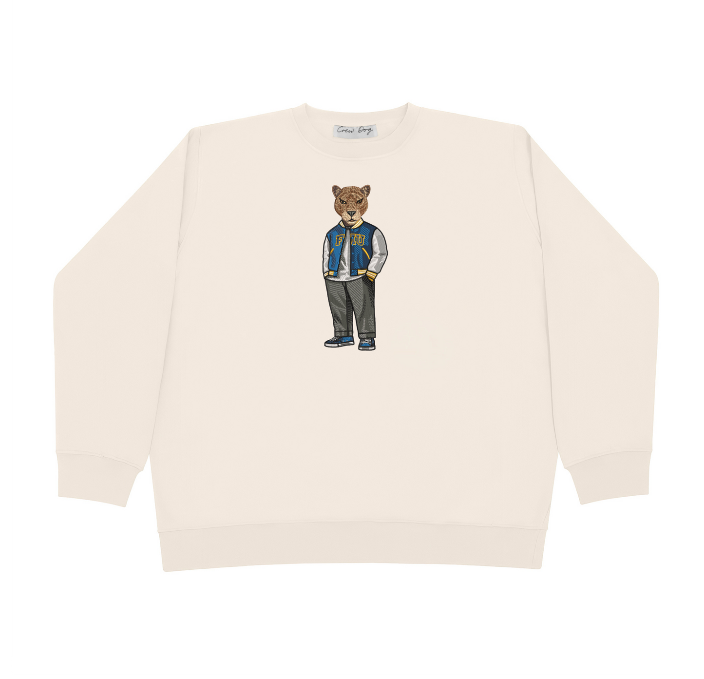 FIU Embroidered Crewneck