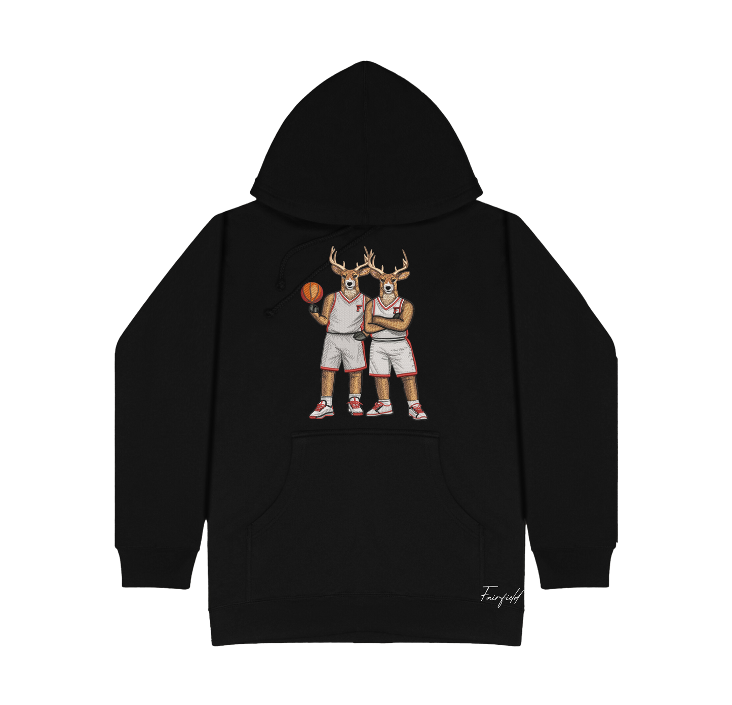 Fairfield Basketball Embroidered Hoodie