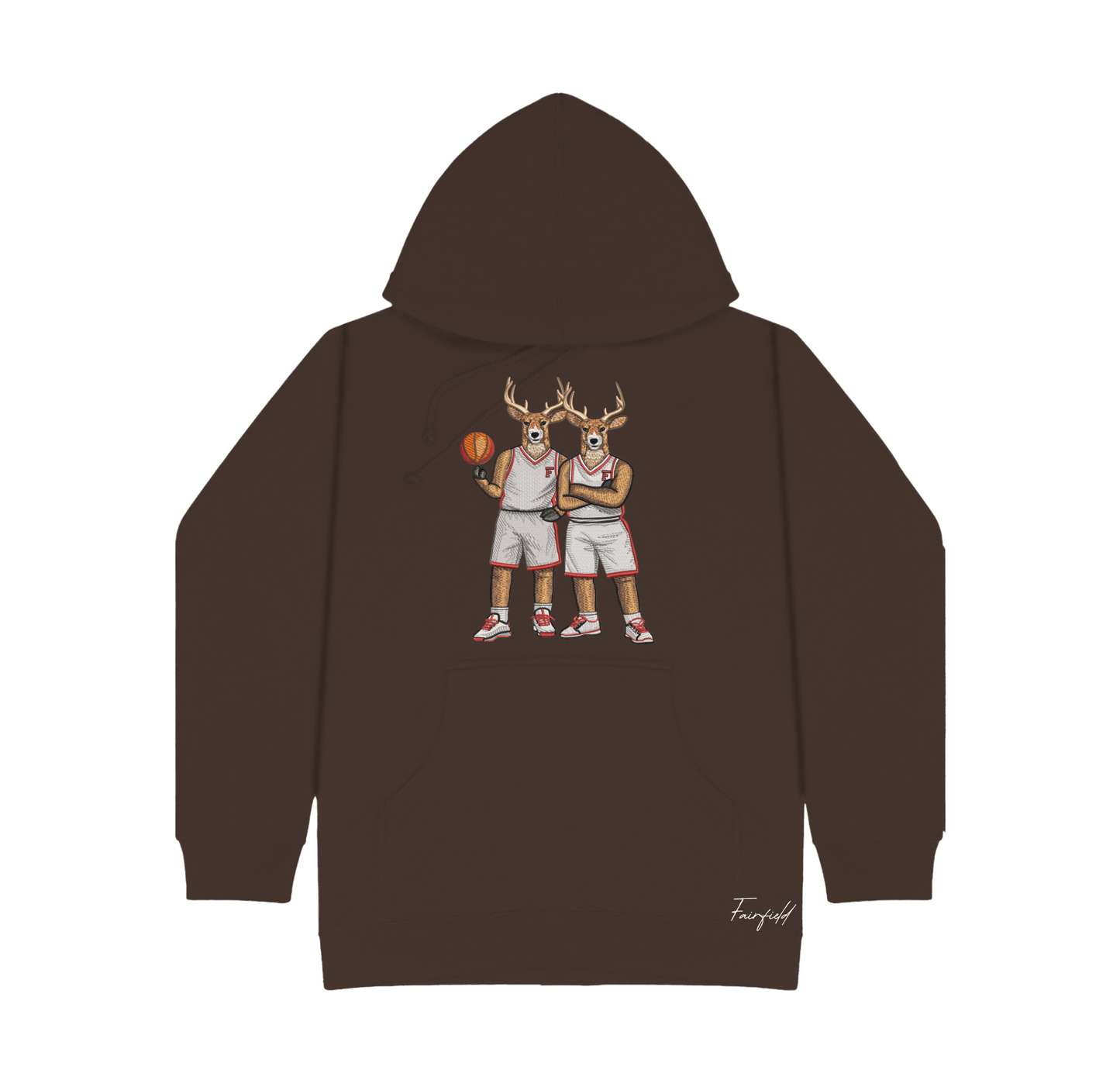 Fairfield Basketball Embroidered Hoodie