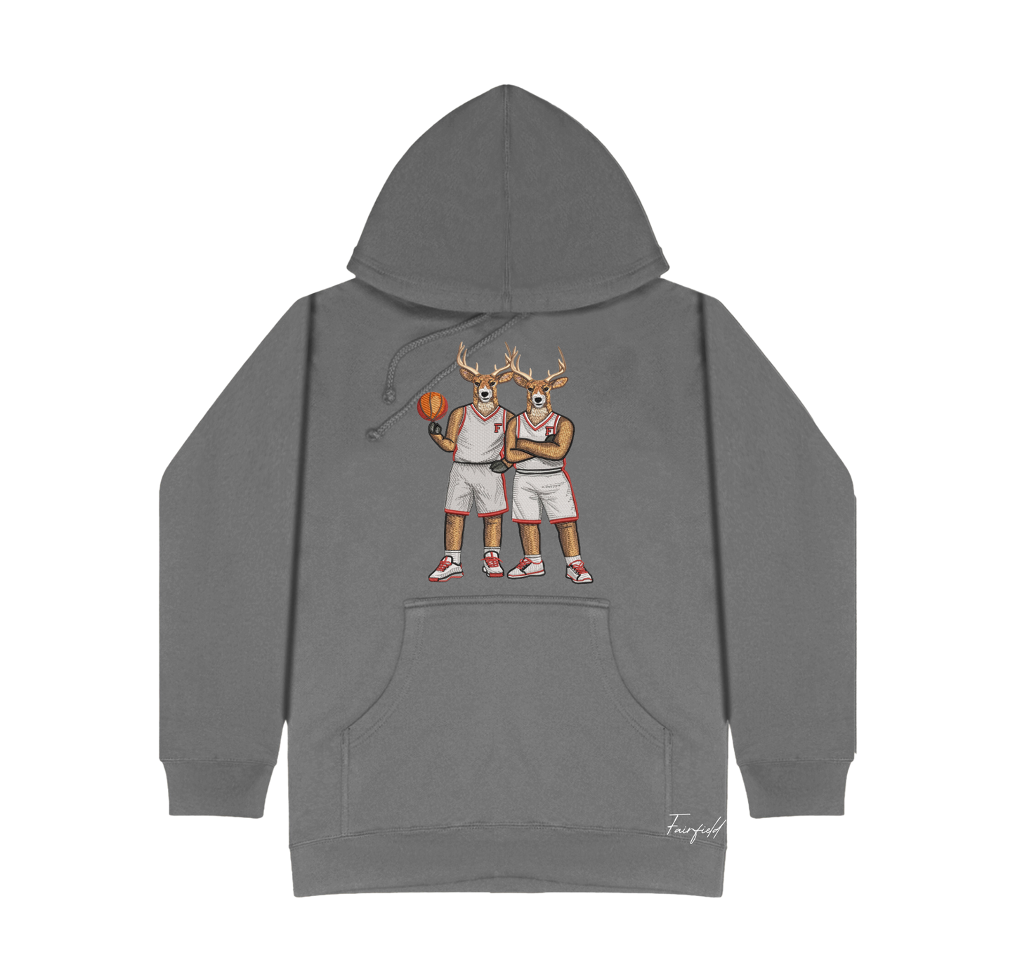 Fairfield Basketball Embroidered Hoodie