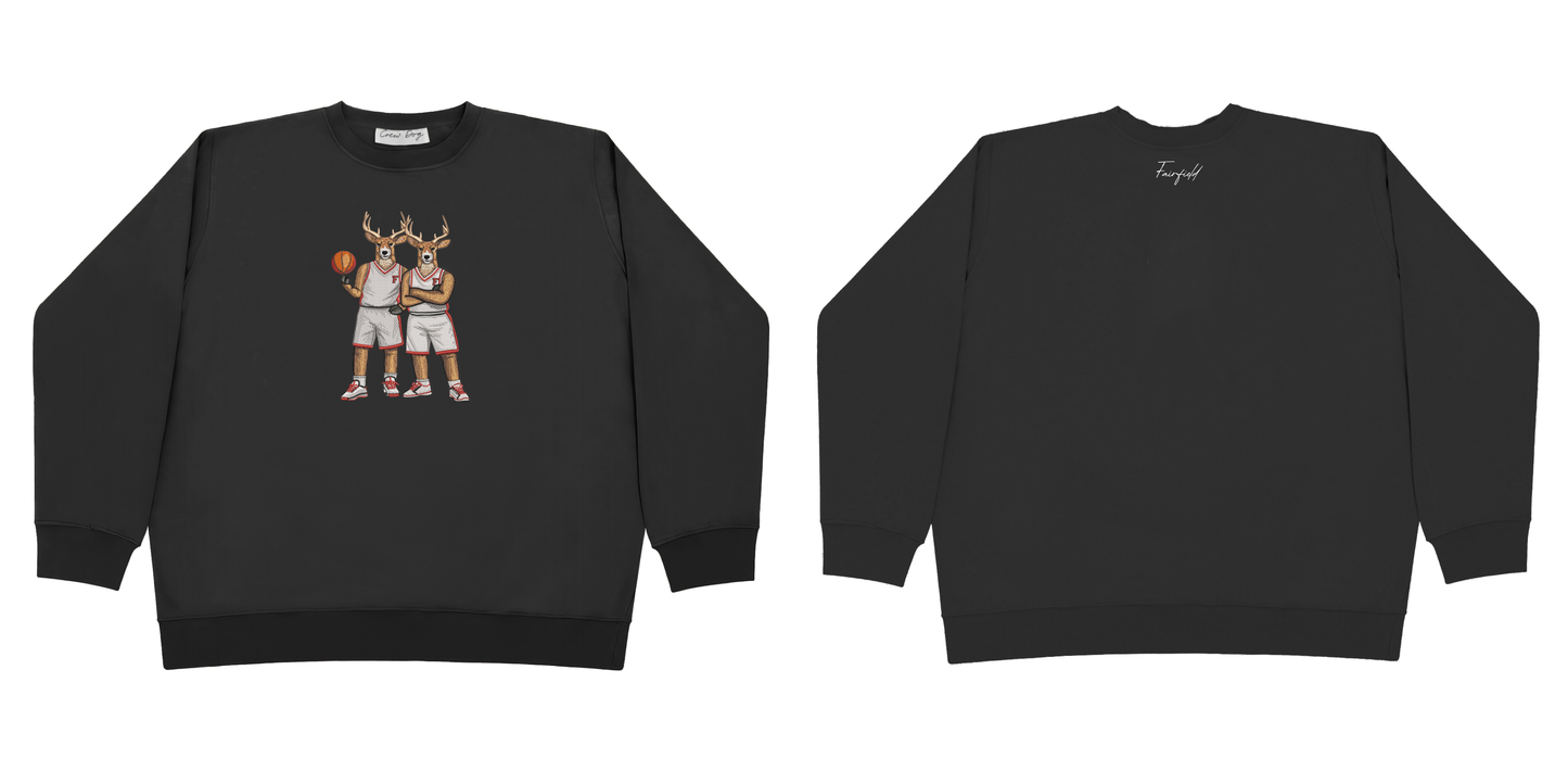 Fairfield Basketball Embroidered Crewneck