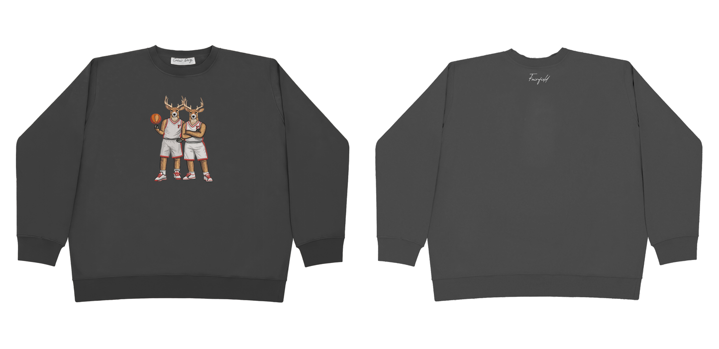 Fairfield Basketball Embroidered Crewneck