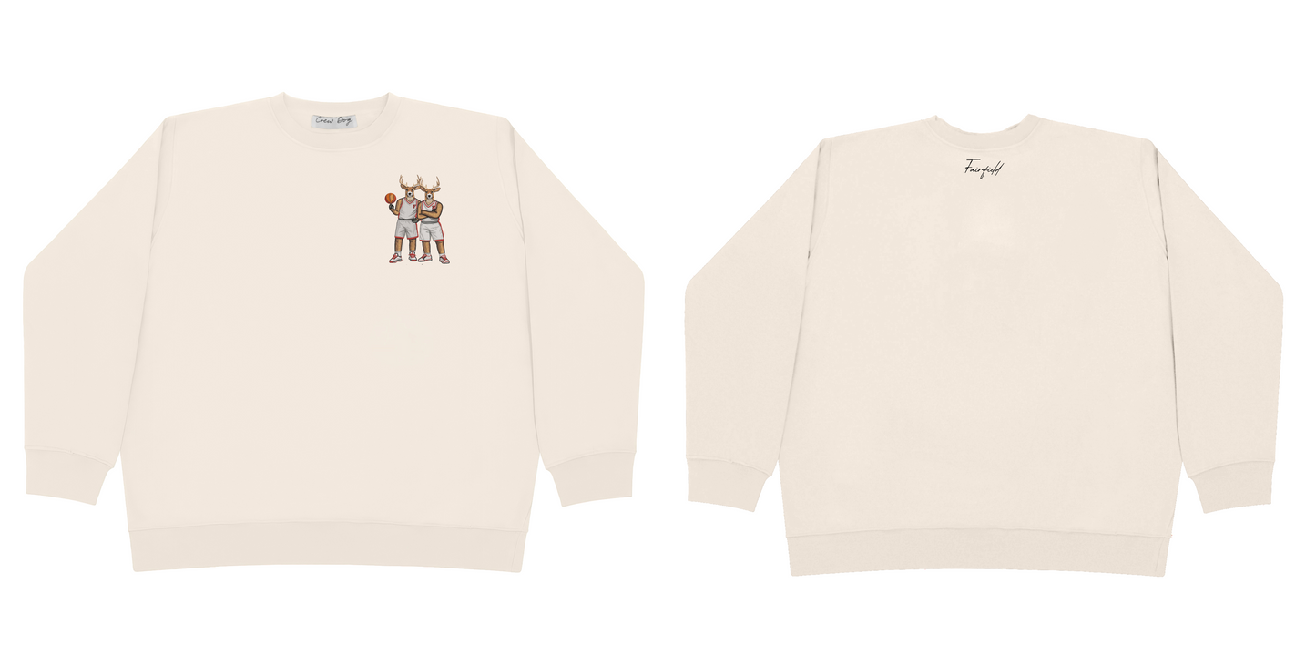 Fairfield Basketball Embroidered Crewneck